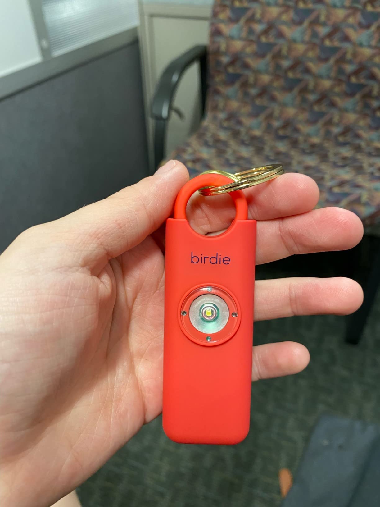 She's Birdie - The Original Personal Safety Alarm for Women by Women - Loud Siren, Strobe Light and Key Chain in Aqua customer photo 2