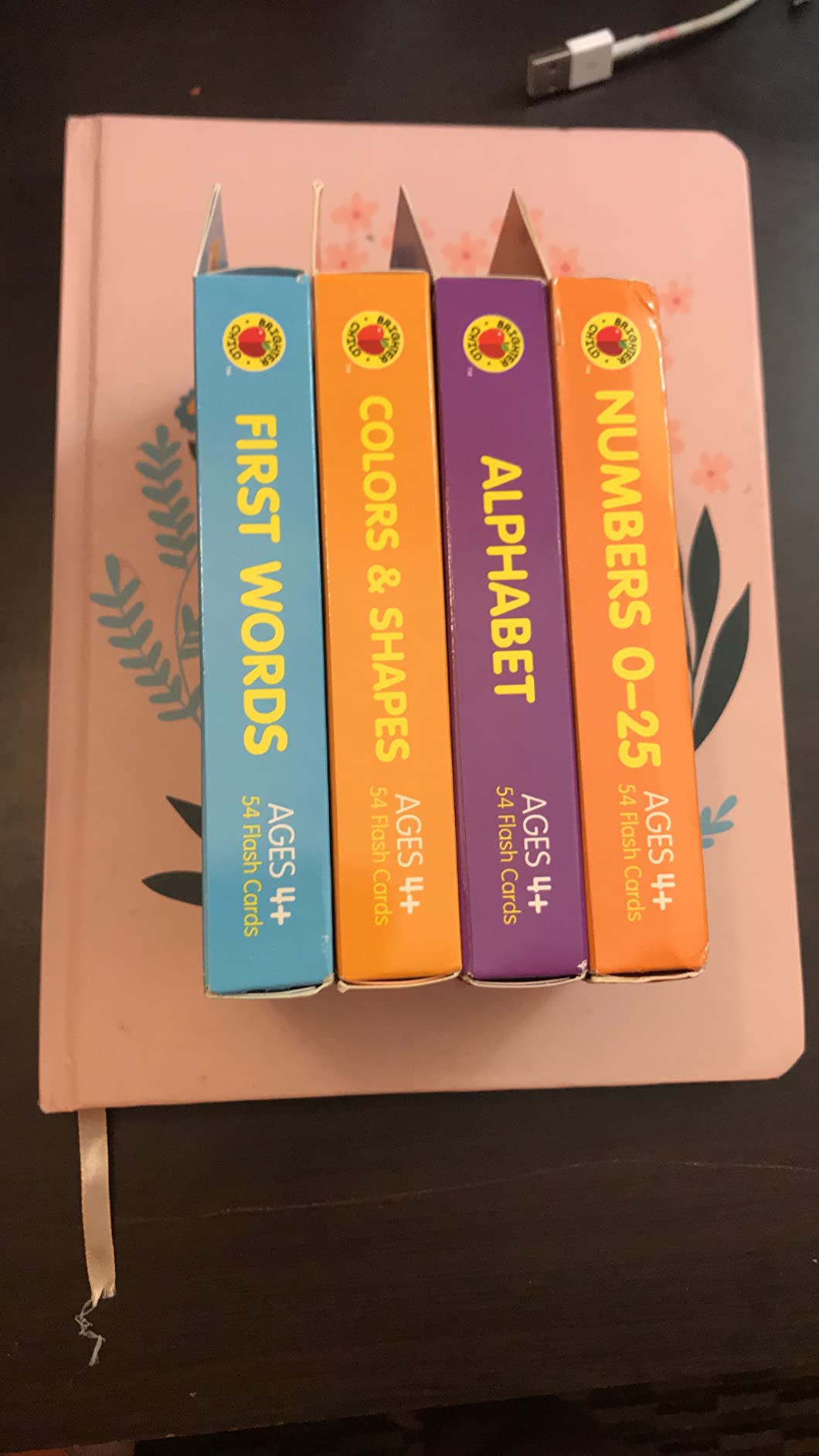 Carson Dellosa Toddler Flash Cards 4-Pack for Preschool Learning Activities | Includes Alphabet, Numbers, Sight Words, Colors & Shapes; Perfect Educational Card Set for PreK, Kindergarten, Age 4+ customer photo 1
