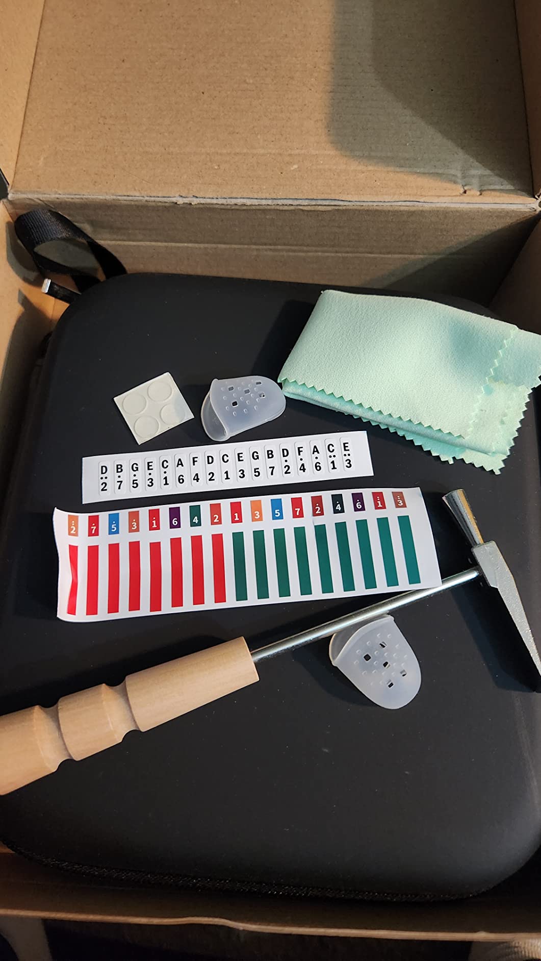 Clear Kalimba Thumb Piano With Eva Protective Case, Transparent Crystal Kalimba 17 Key, Musical Instrument Gifts, Cat Shape Finger Piano, Acrylic Mbira customer photo 1