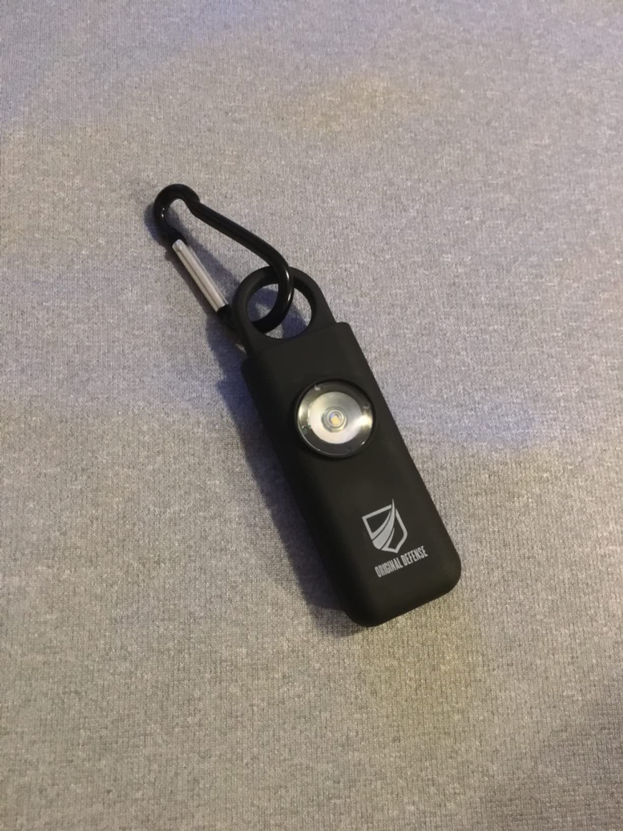 Original Defense Siren Self-Defense Alarm - 130 dB Keychain Alarm with LED Strobe Light for Women, Children, and Elderly - Police Recommended customer photo 2