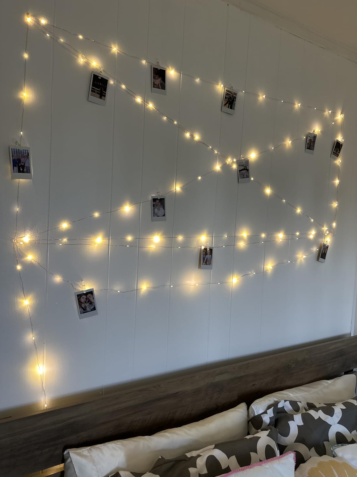 Teen Girl Gifts Trendy Stuff: Aesthetic 40Ft 120LED Hanging Picture Fairy Lights with 50 Clips - 8 Modes & Timer, Waterproof - Trendy Teenager Girl Gift for Birthday Christmas, Dorm Bedroom Wall Decor customer photo 1