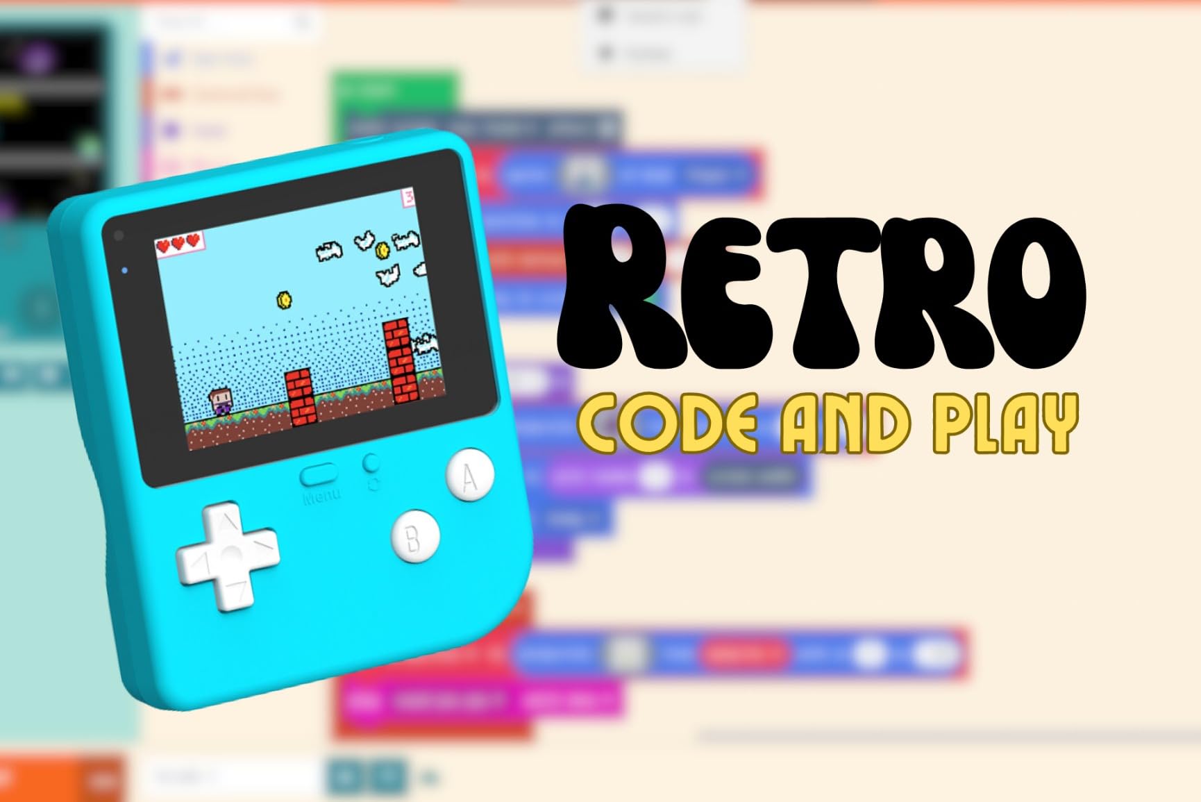 ELECFREAKS Retro Coding Arcade for Microsoft Makecode DIY Programmable Handheld Game Console Suitable for STEM Education, Game Programming Learning Machine Supports Block Programming and Python customer photo 2