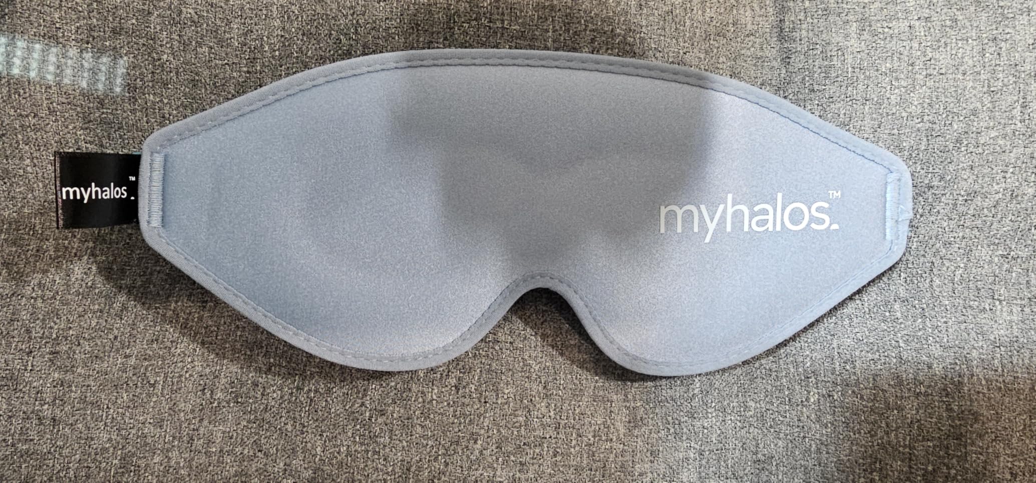 MyHalos® Sleep Mask - 3D Blackout Eye Mask for Women & Men, Side Sleepers, Zero Pressure Memory Foam Eyelash Friendly, Breathable,Award-Winning Sleep Aid for Travel (Black, 1 Count (Pack of 1) customer photo 2
