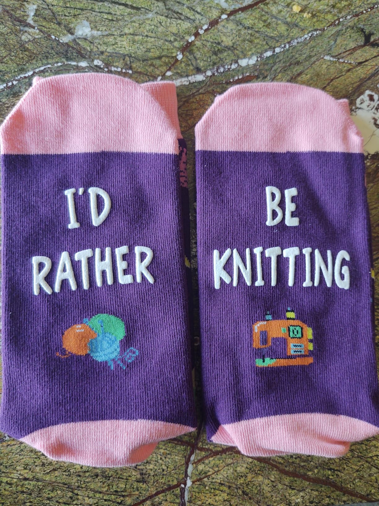 Zmart Funny Socks Gifts - Socks for Pilots, Cops, Chefs, Knitters, Travelers, Movie Fans customer photo 2