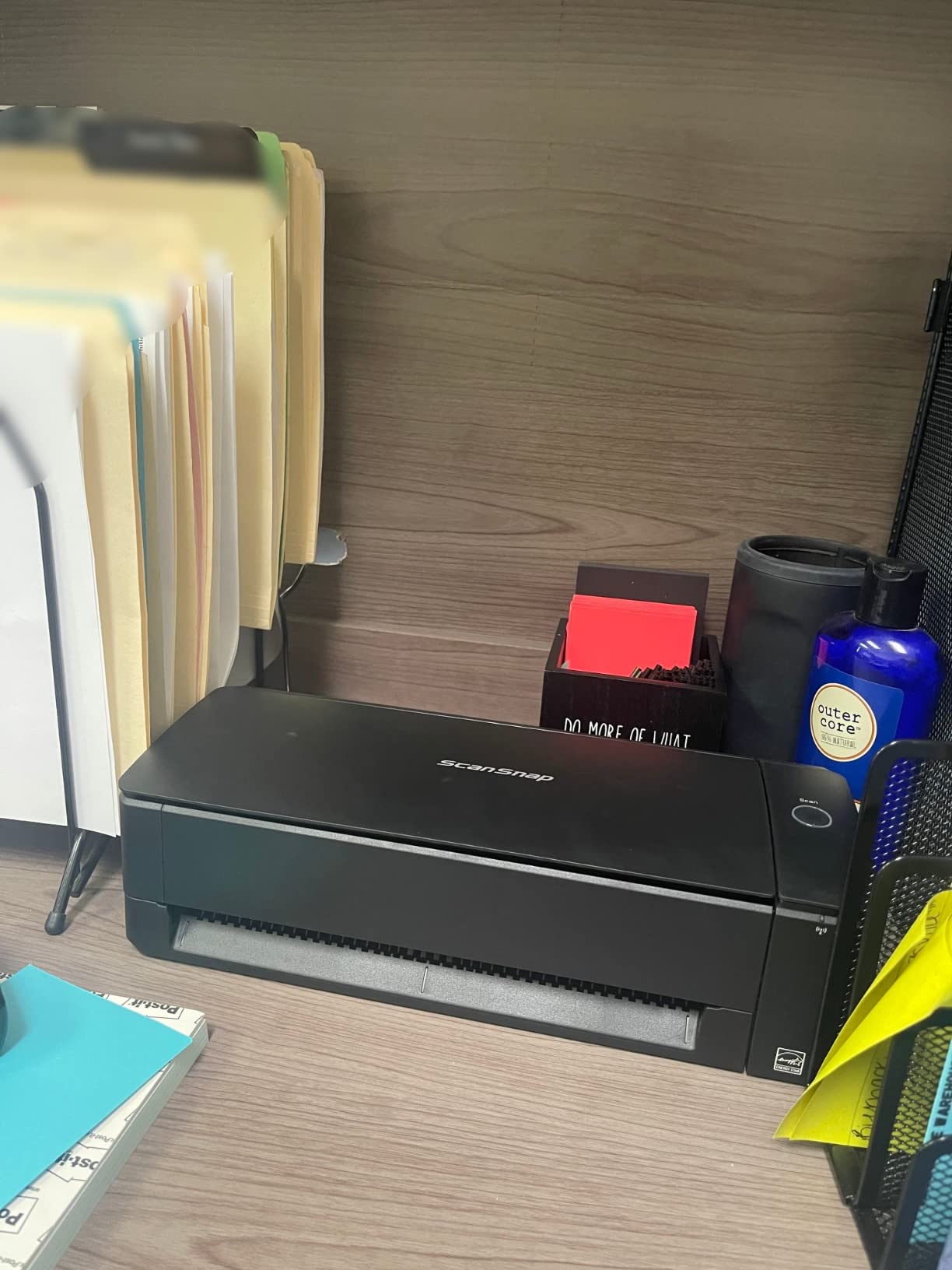 ScanSnap iX1300 Wireless or USB Double-Sided Color Document Scanner, Black | Compact | Photos & Receipts | Auto Document Feeder | Manual Feeder | Mac or PC customer photo 1