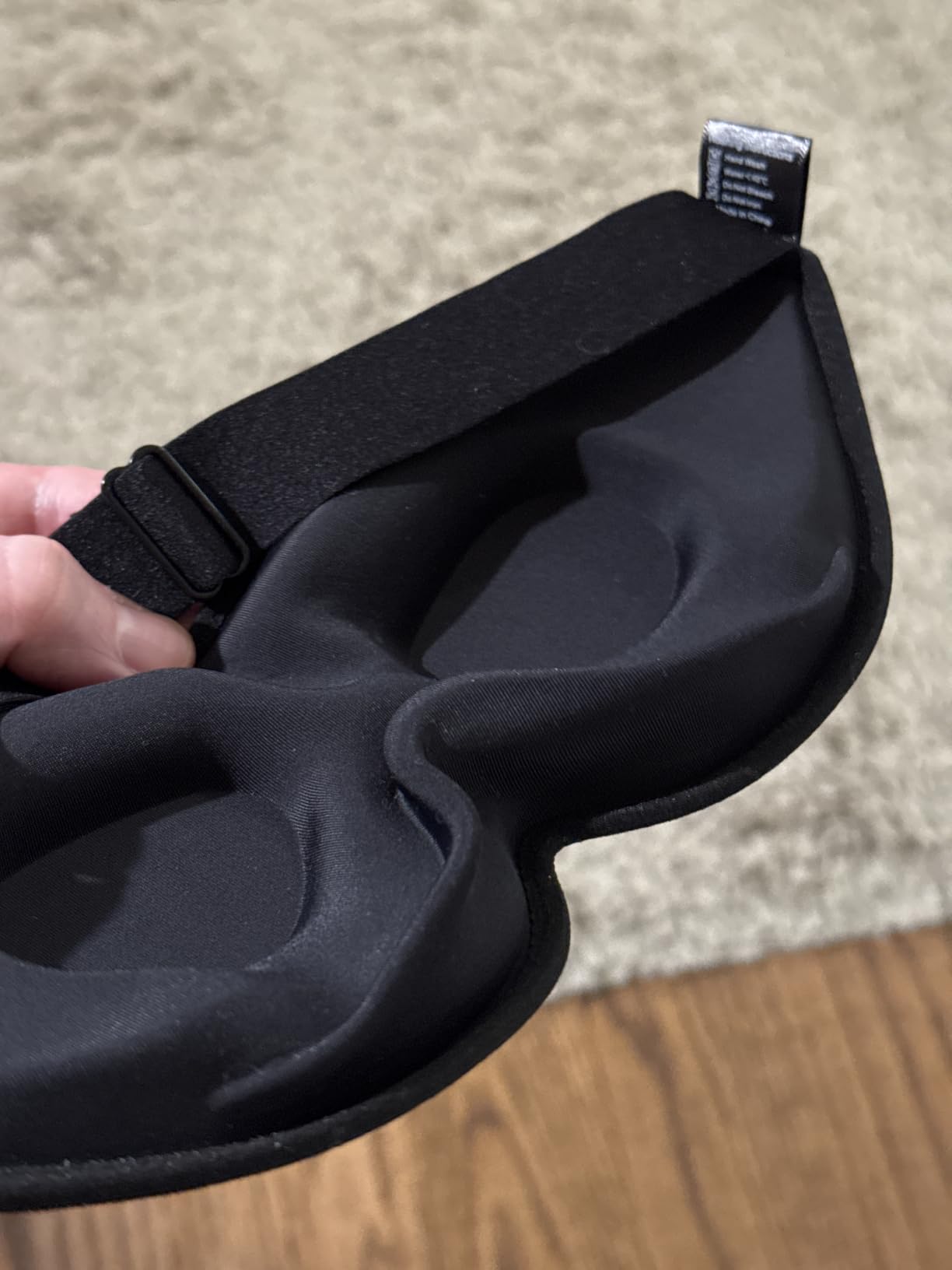 LitBear Sleep Mask for Side Sleeper Women Men, Eye Mask for Sleeping Light Blocking, 3D Contoured Cup Sleeping Mask, Soft Breathable Sleep Eye Mask with Adjustable Elastic Strap for Travel customer photo 2