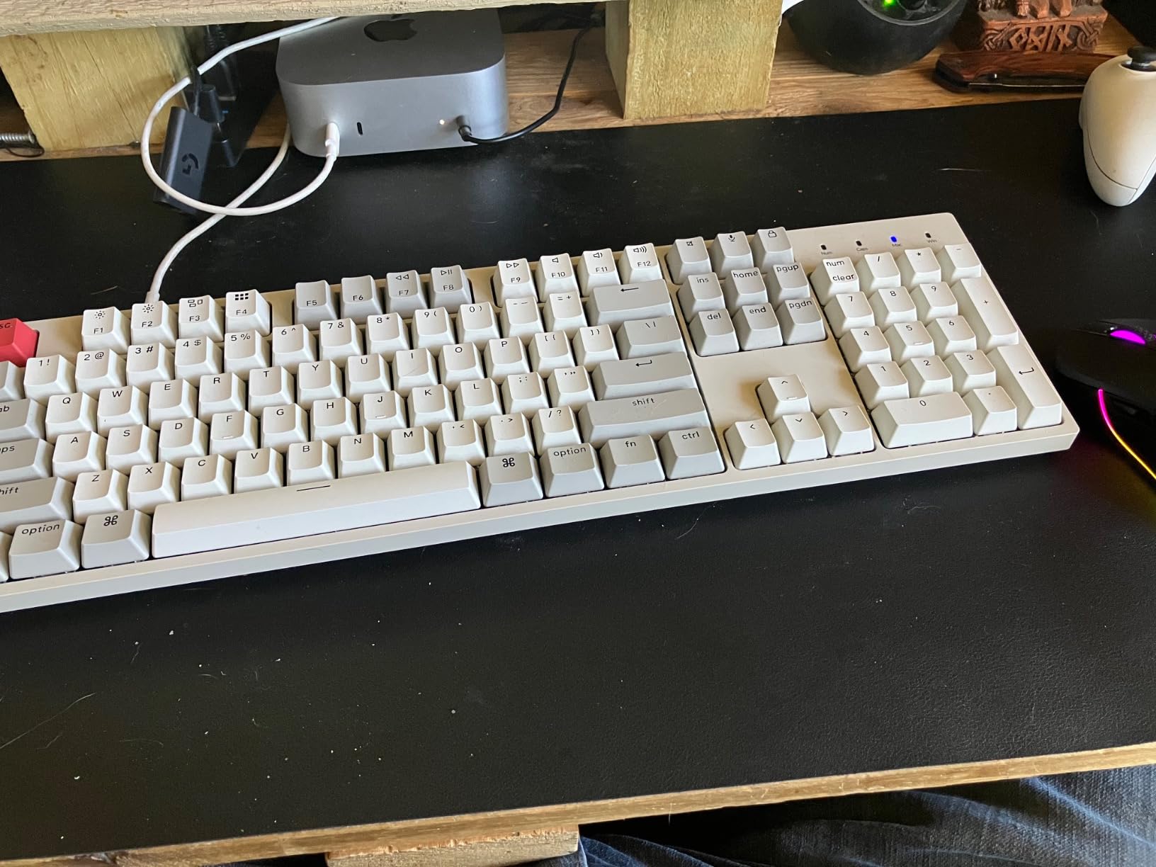 Keychron C2 Full Size Wired Mechanical Keyboard, Brown Switch, Retro | ABS keycaps, USB-C connection, Ergonomic support, Non-backlit design, Compatible with Mac Windows customer photo 2