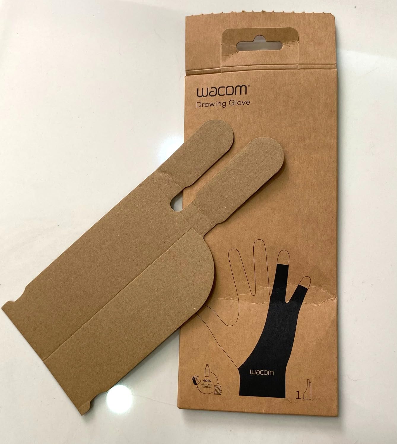 Wacom Artist Drawing Glove, One-Size, 1 Count | 1 pack glove features exposed fingertip design, allows creator to access touchscreen and type with ease on a keyboard customer photo 1