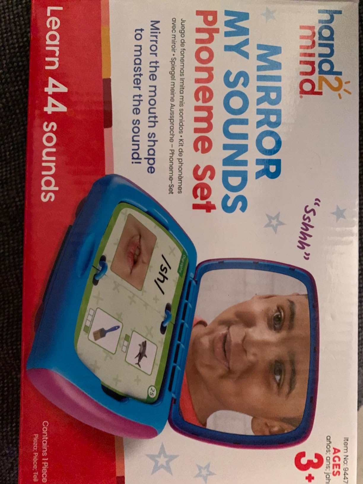 hand2mind Mirror My Sounds Phoneme Set, Letter Sounds Flash Cards, Toddler Speech Therapy Materials, Phonics for Kindergarten, Phonemic Awareness Manipulatives, Preschool Learning Activities customer photo 2