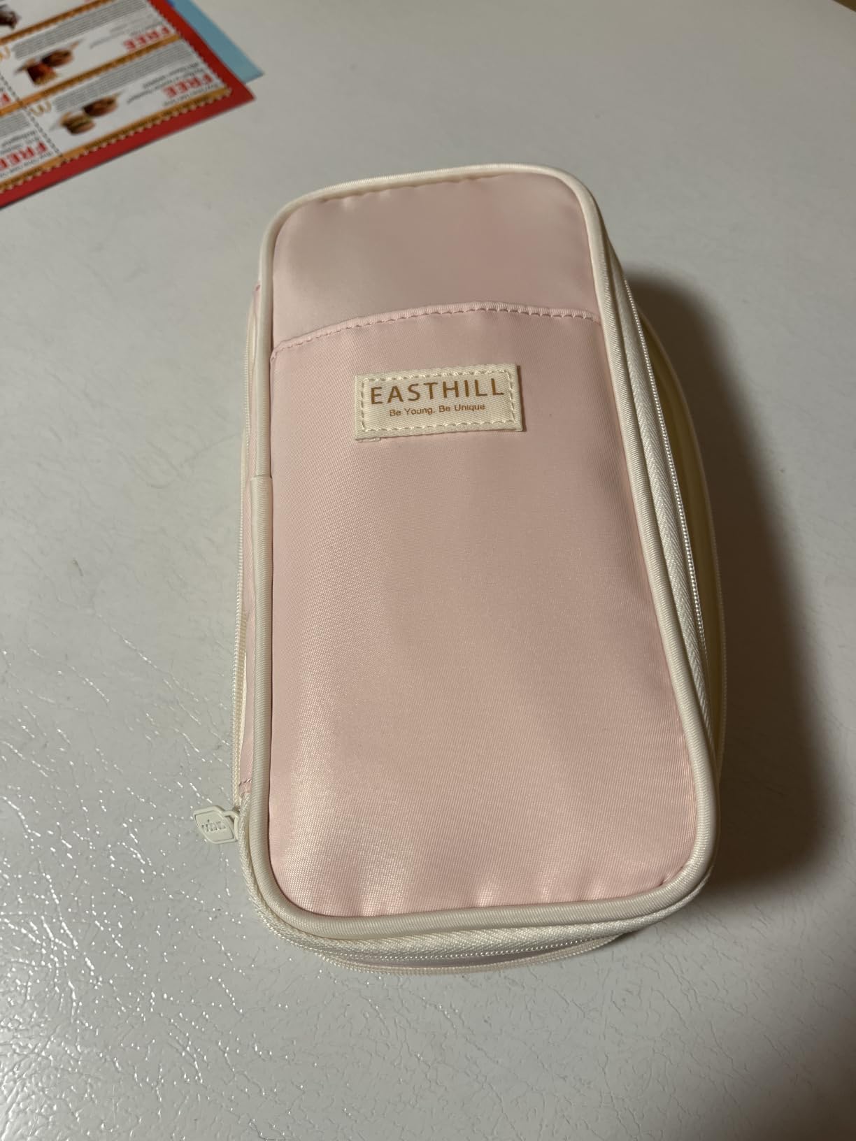 EASTHILL Big Capacity Pencil Case Large Pencil Pouch Stationery Pen Bag for Teen Girls-Green customer photo 2