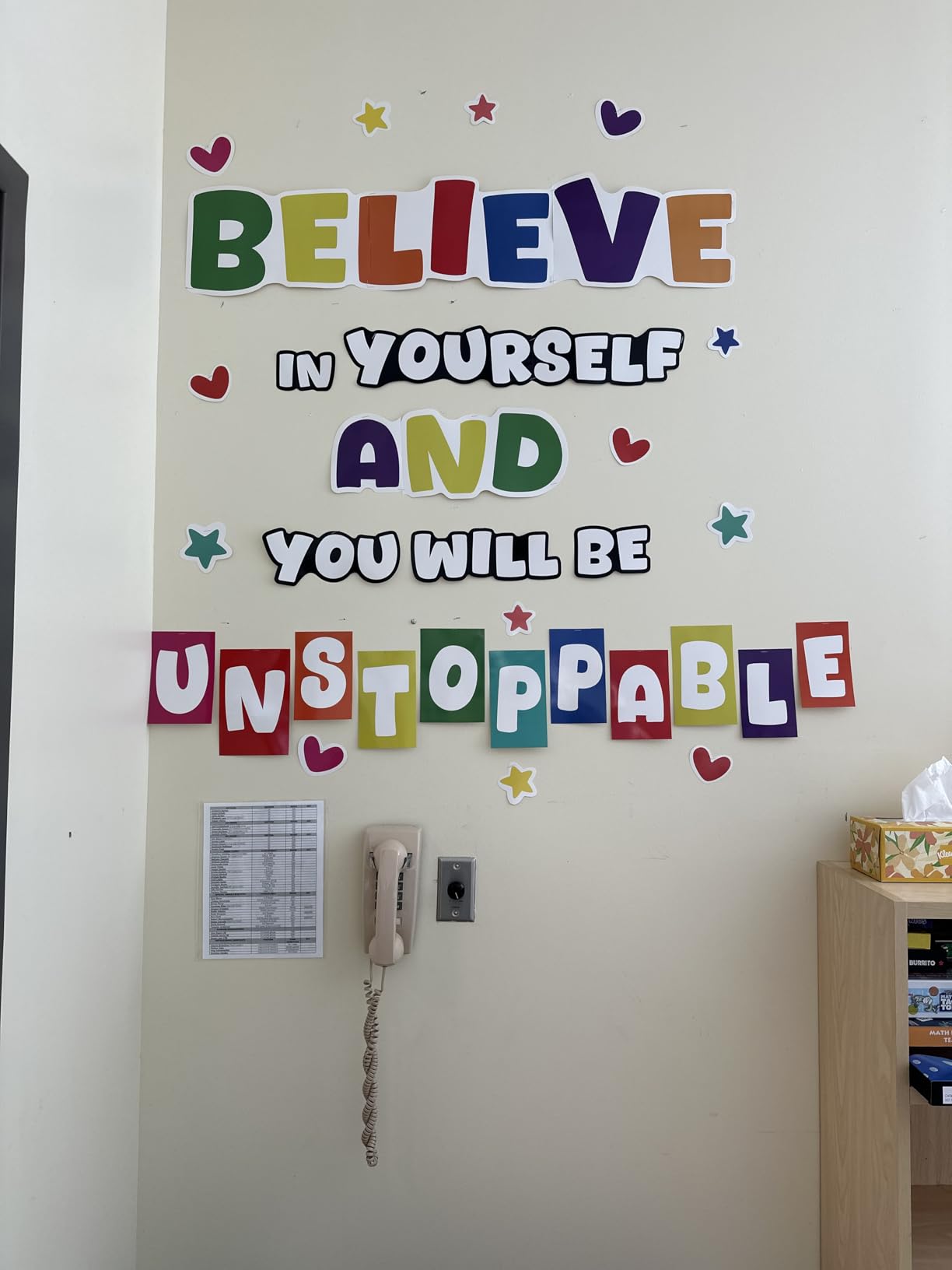Classroom Bulletin Board Decoration Set Welcome Banner Wall Door Decor Colorful Classroom Decorations for Kindergarten Preschool Elementary Middle School(Be The Reason Someone Smile Today) customer photo 2