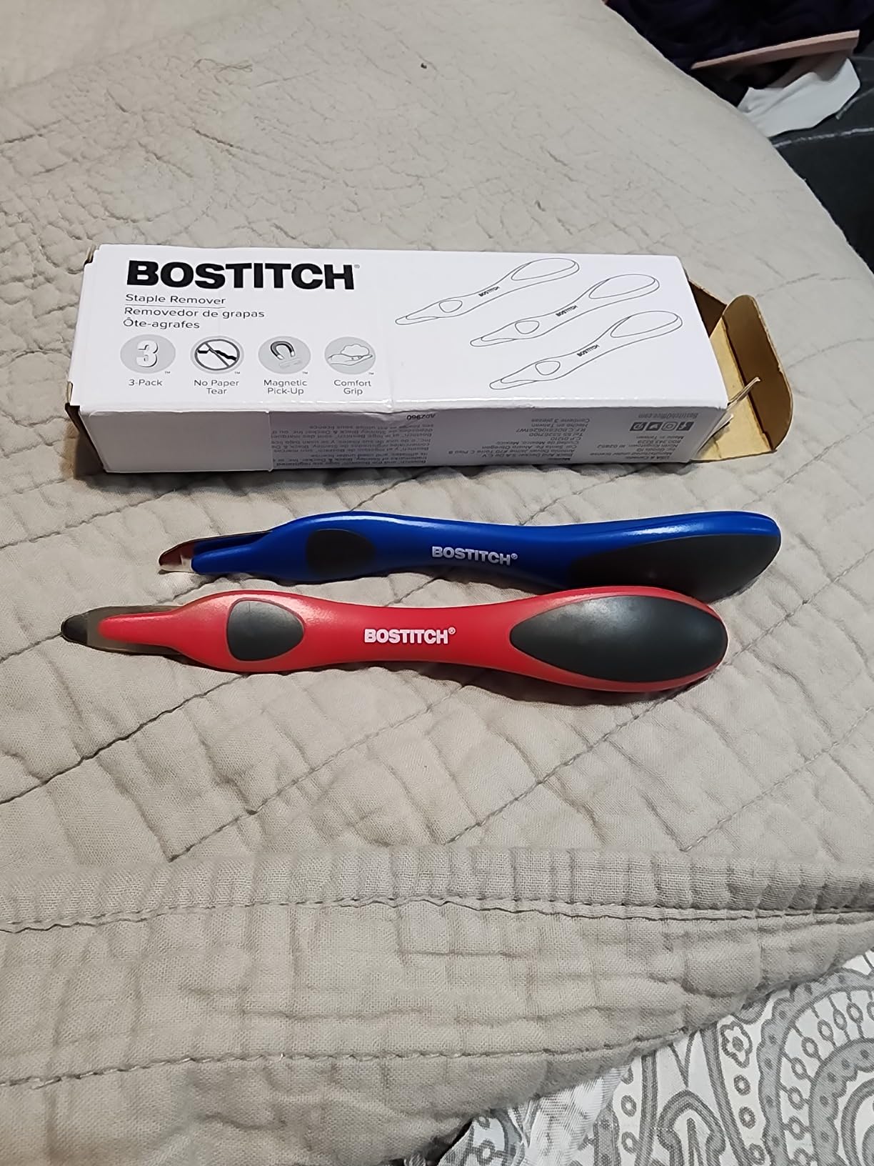 Bostitch Professional Magnetic Easy Staple Remover, Neon Colors, 3 Pack | Home & School customer photo 2