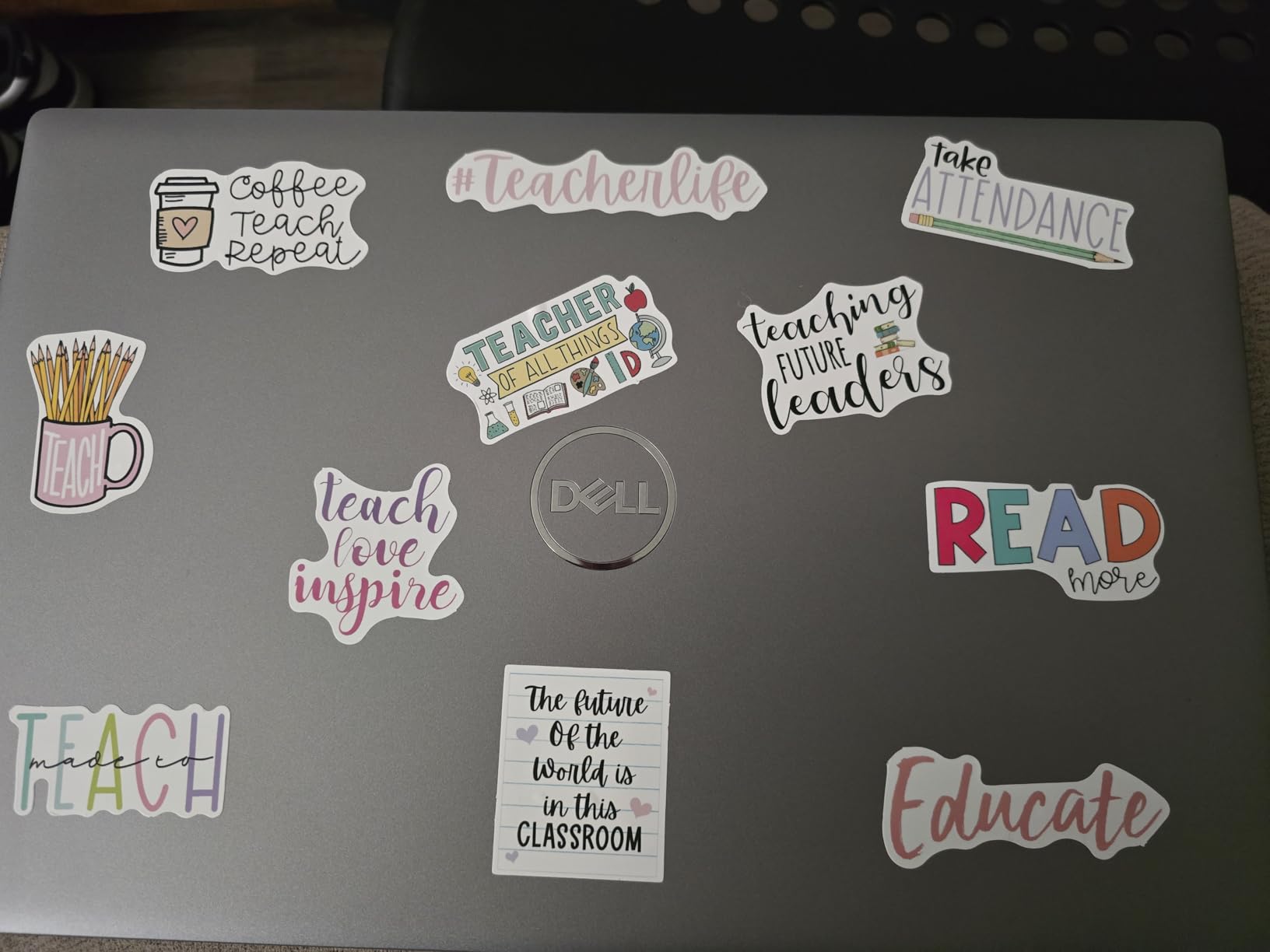 Teacher Stickers 50 Pcs, Vinyl Waterproof Stickers for Laptop Water Bottles Notebook, Teacher Appreciation Gifts in Bulk customer photo 1