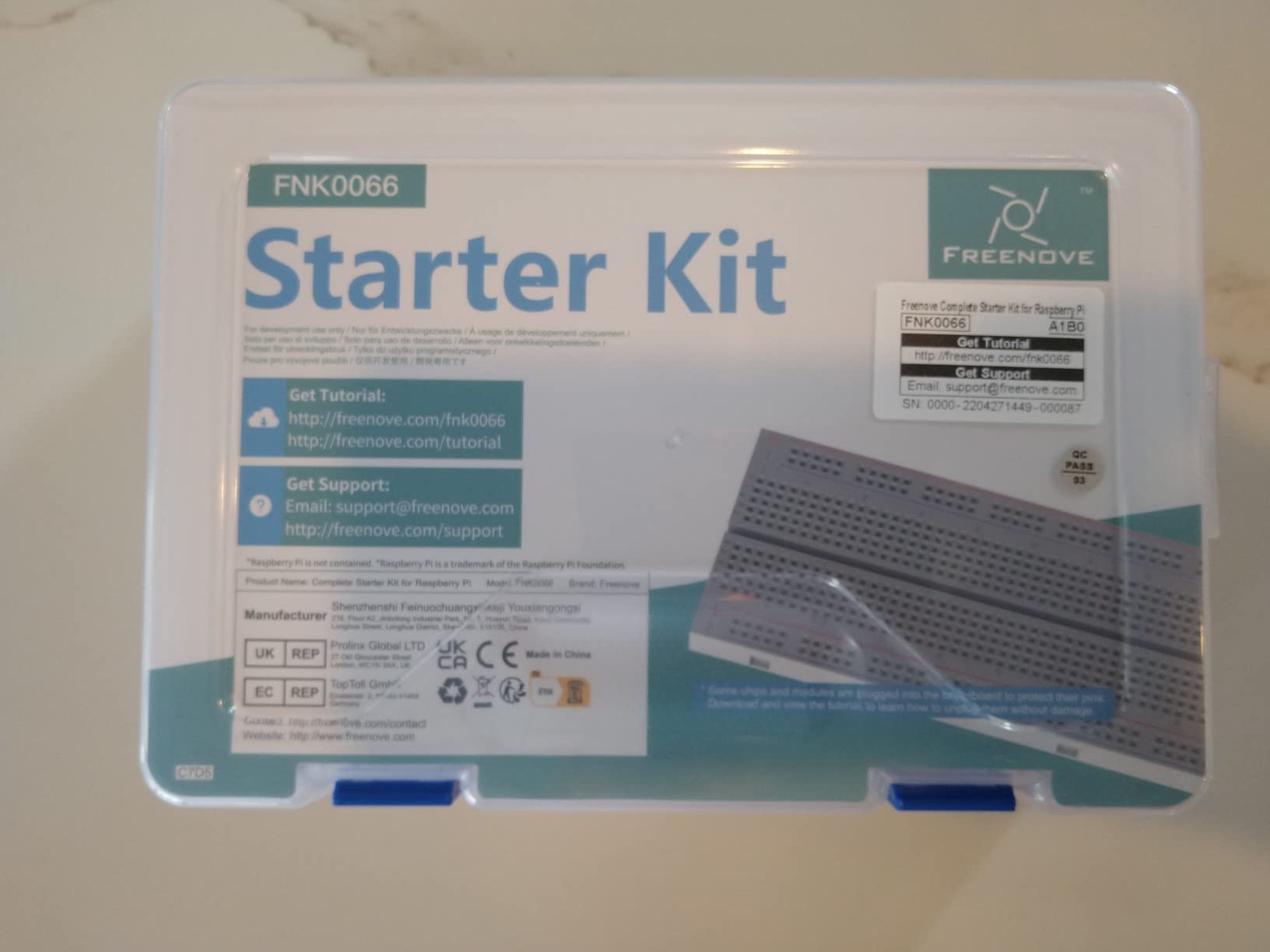 Freenove Complete Starter Kit for Raspberry Pi 5 4 B 3 B+ 500 Zero 2 W, 1170-Page Tutorial, Python C Java Scratch Processing Code, 386 Items, 164 Projects, Camera Speaker (Raspberry Pi NOT Included) customer photo 2