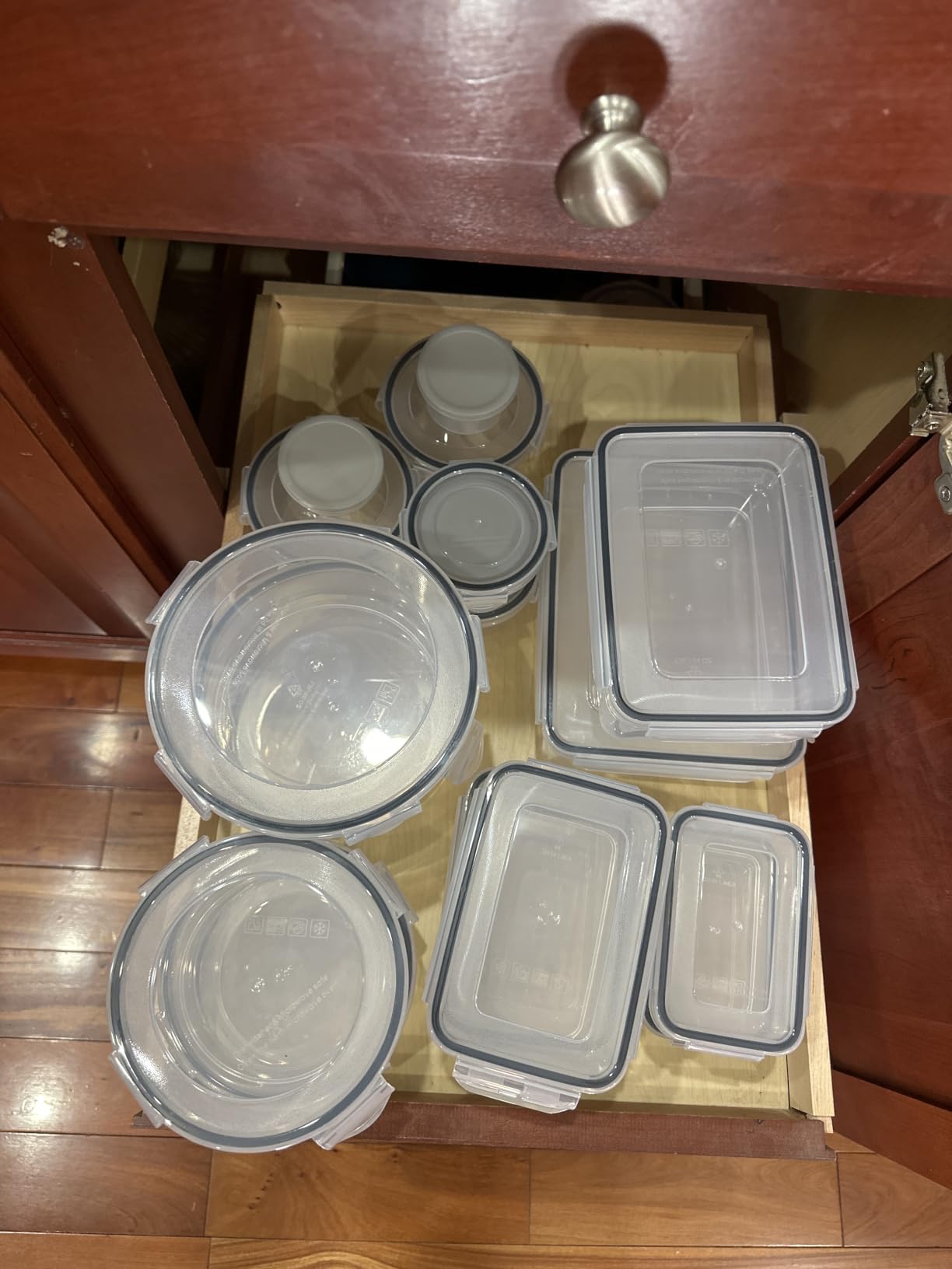 34 PCS Food Storage Containers Set with Airtight Lids (17 Lids & 17 Containers) - BPA-Free Plastic Food Container for Kitchen Storage Organization, Fruit Meal-prep Containers with Labels & Marker customer photo 2