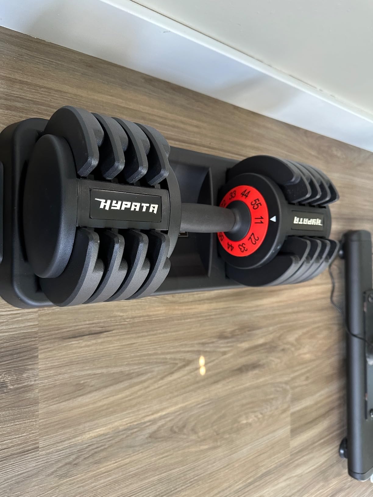 25/50/55 lbs Pair Adjustable Dumbbell Set, Adjust Dumbbell Weight for Exercises Pair Dumbbells for Men and Women in Home customer photo 2