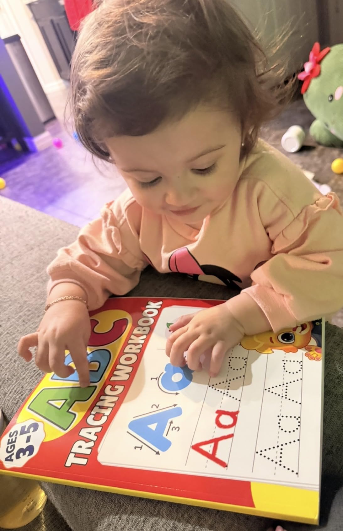 ABC Tracing Workbook: A-Z Alphabet Letter Tracing Activities for Capital and Small Letters | Alphabet Handwriting Practice Workbook | Learn to Write and Trace Book for Kindergarten and Kids Ages 3-5 customer photo 1