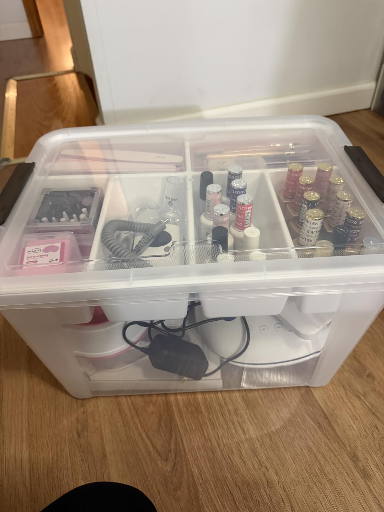 Citylife 17QT Clear Craft Organizers and Storage Box with Removable Tray customer photo 2