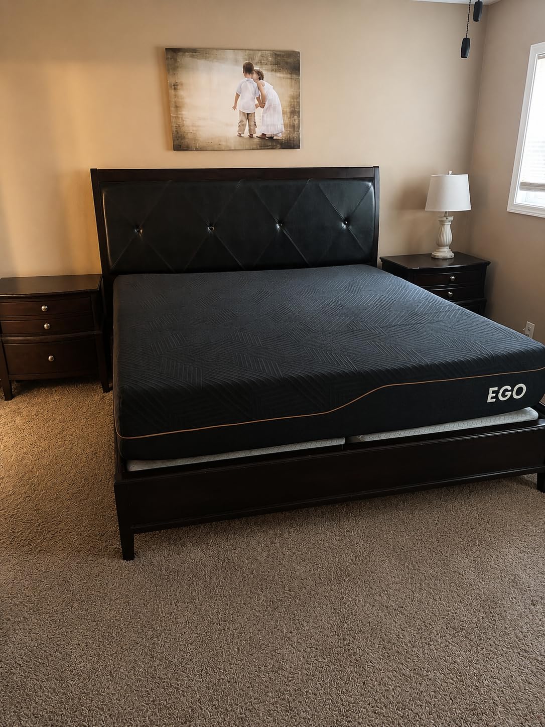 EGOHOME Queen 14 inch Memory Foam Mattress for Back Pain Relief Medium Firm customer photo 1