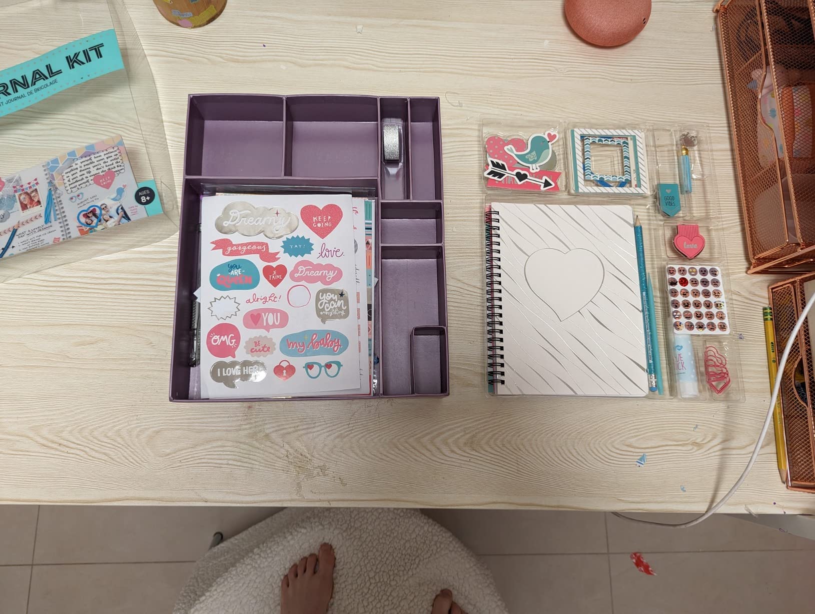 Pretty Me DIY Journal Kit for Girls - Gift for 8-14 Year Old Girl - Cool Birthday Gifts Ideas for Teens - Fun, Cute Art & Crafts Kits for Tween Teenage Kids- Scrapbook & Diary Supplies Toy Set customer photo 1