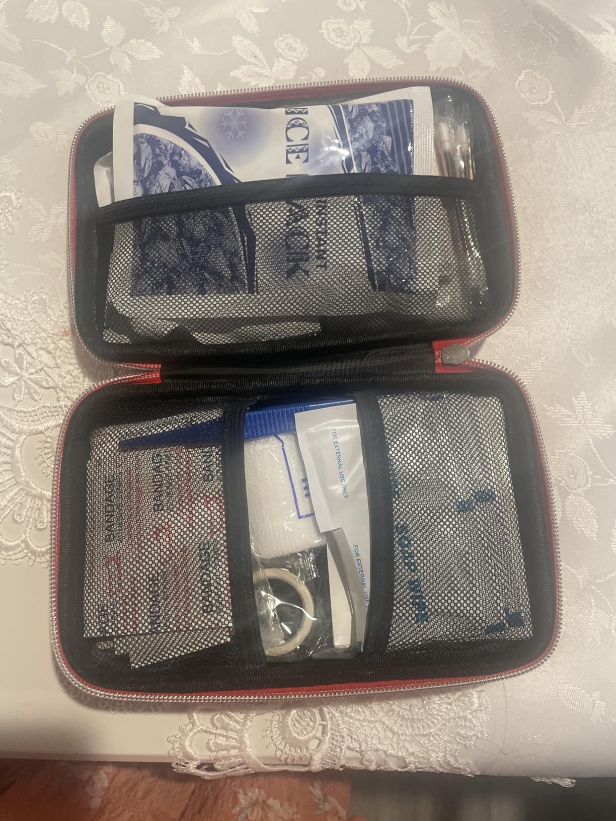 276PCS First Aid Kit Home Car Camping Hiking Emergency Supplies Small Compact Lovely Bag for School Outdoor, Basic Outdoor Essentials Survival Kit for Travel AMORNING | School Supplies,Dorm Room Essentials,Survival Kit,Travel Essentials,Outdoor Adventure,Office Hiking Portable,Refill Supplies customer photo 2