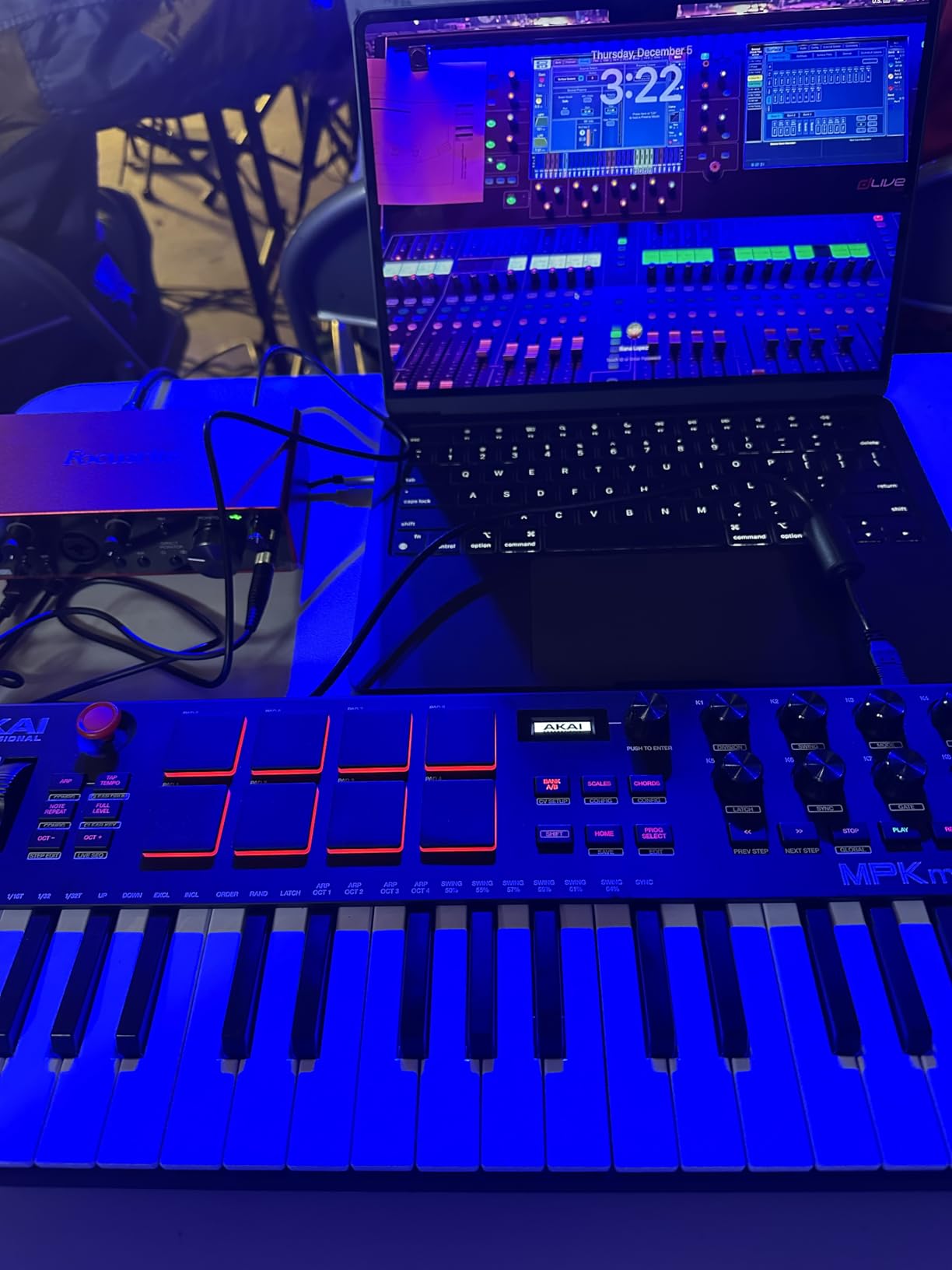 Akai Professional MPK Mini Plus 37-Key USB MIDI Keyboard Controller | Velocity-Sensitive Mini Keys, 8 MPC Pads, 64 Step Sequencer, MIDI/CV/Gate I/O, Software Suite Included customer photo 1