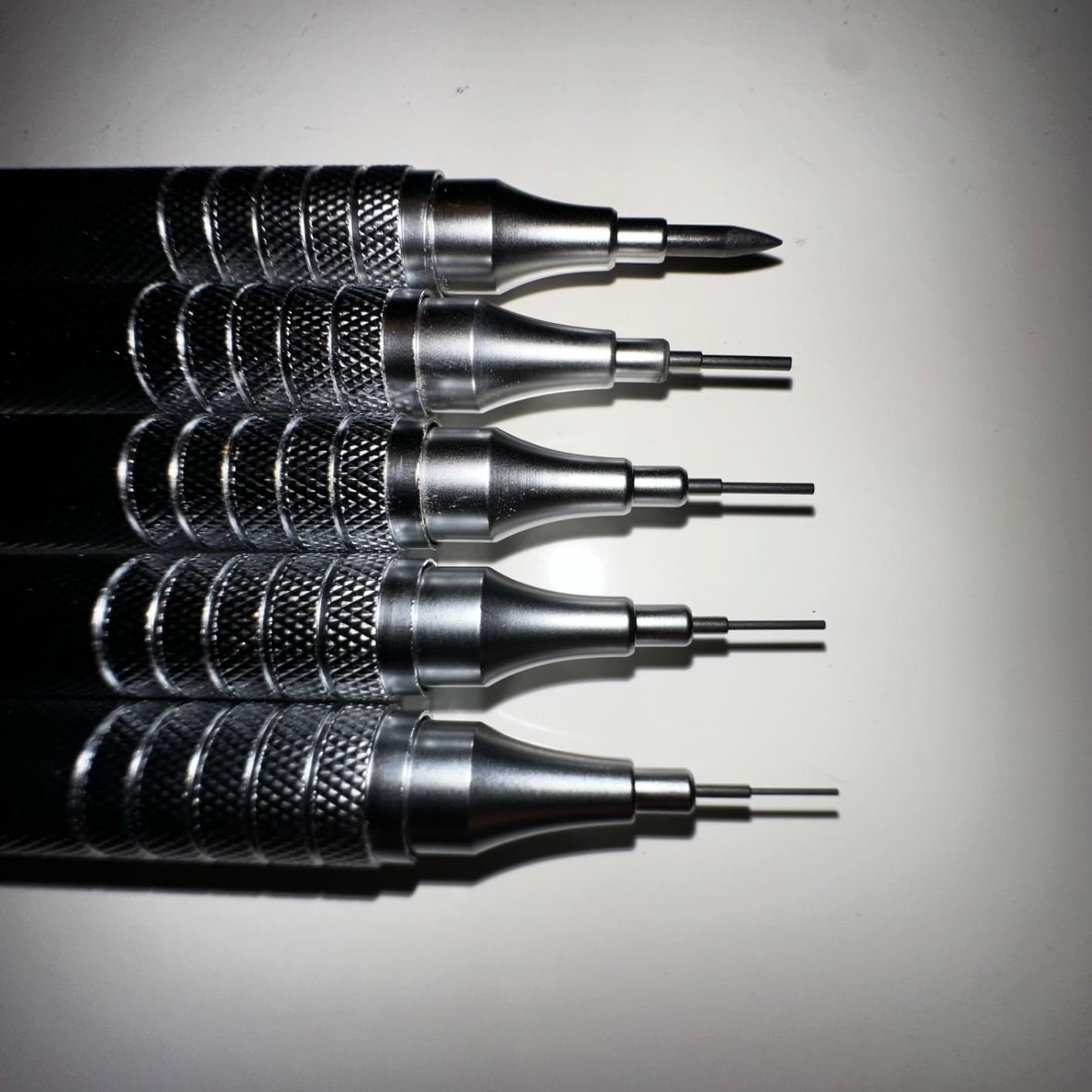 Nicpro 20PCS Metal Mechanical Pencil Set in Leather Case | Art Drafting Pencil 0.3/0.5/0.7/0.9/2mm Lead Holders customer photo 1
