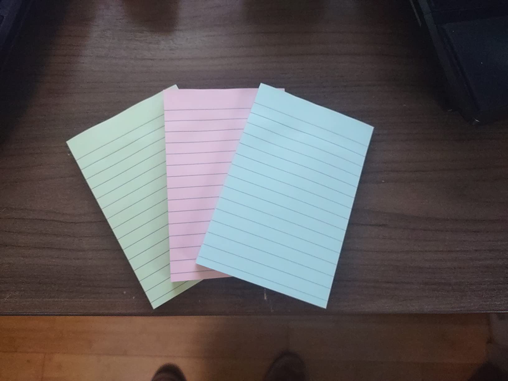 Lined Sticky Notes, 4x6 Inch Self-Stick Pads with Clean Removal Adhesive for To Do List, Home, Office, Notebook, Assorted Colors, 100 Sheets/Pad, Pack of 5 customer photo 2