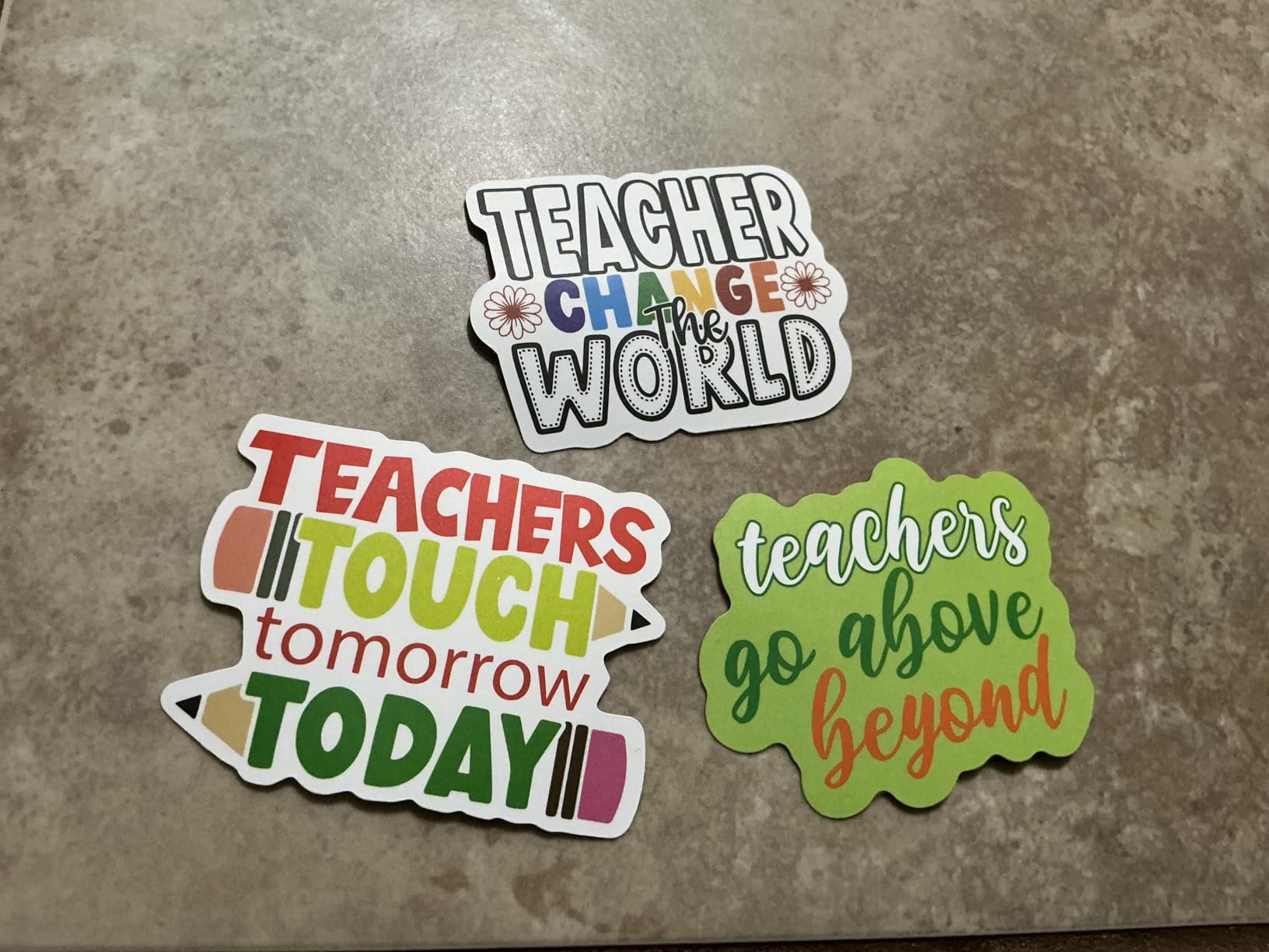 Fancy Land Teacher Stickers Vinyl Waterproof 100Pcs Back to School Supplies | Teacher Appreciation Gifts, For Laptop Water Bottle customer photo 1