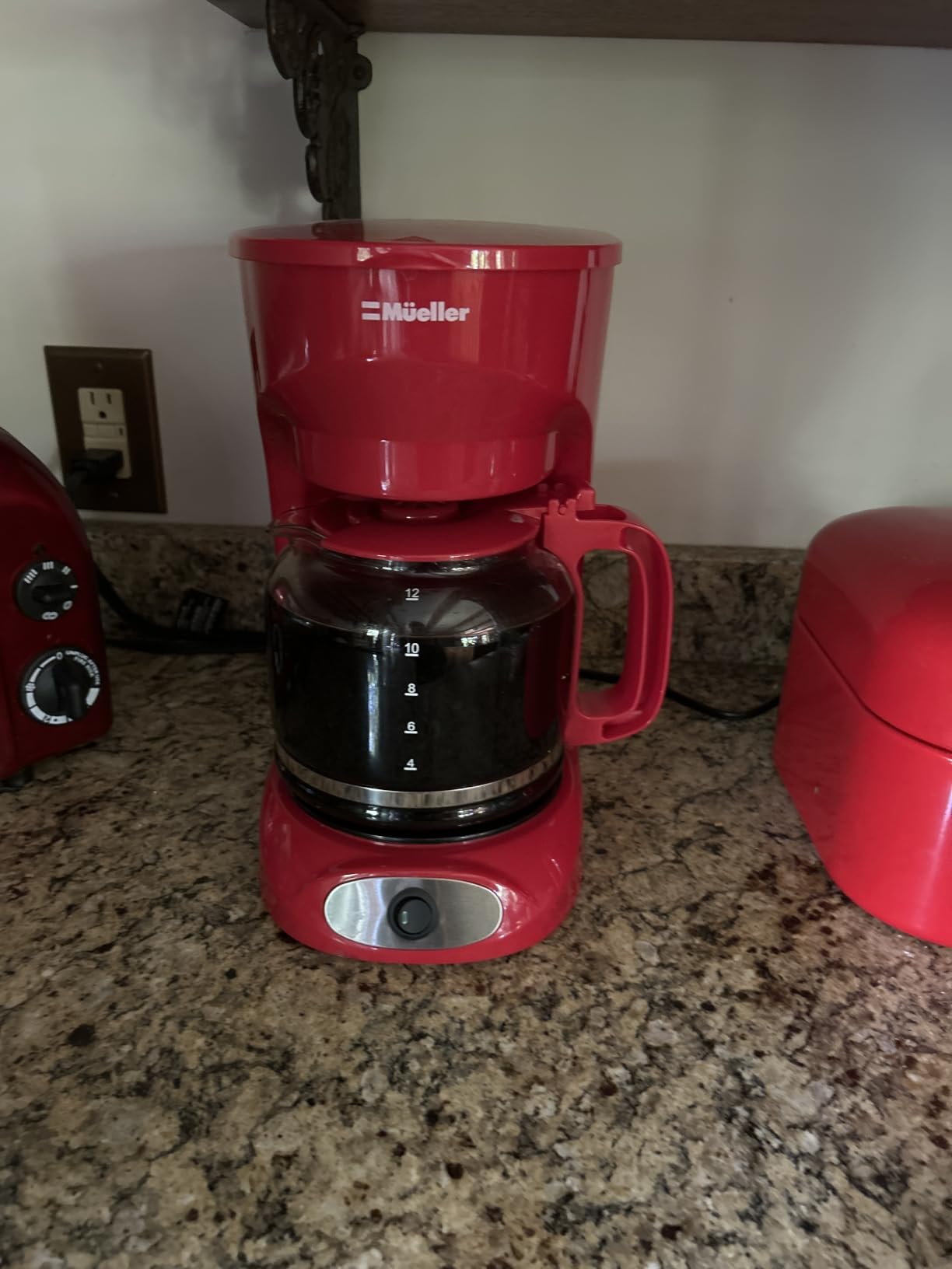 Mueller 12-Cup Drip Coffee Maker | Borosilicate Carafe, Auto-Off, Reusable Filter, Anti-Drip, Keep-Warm Function customer photo 2