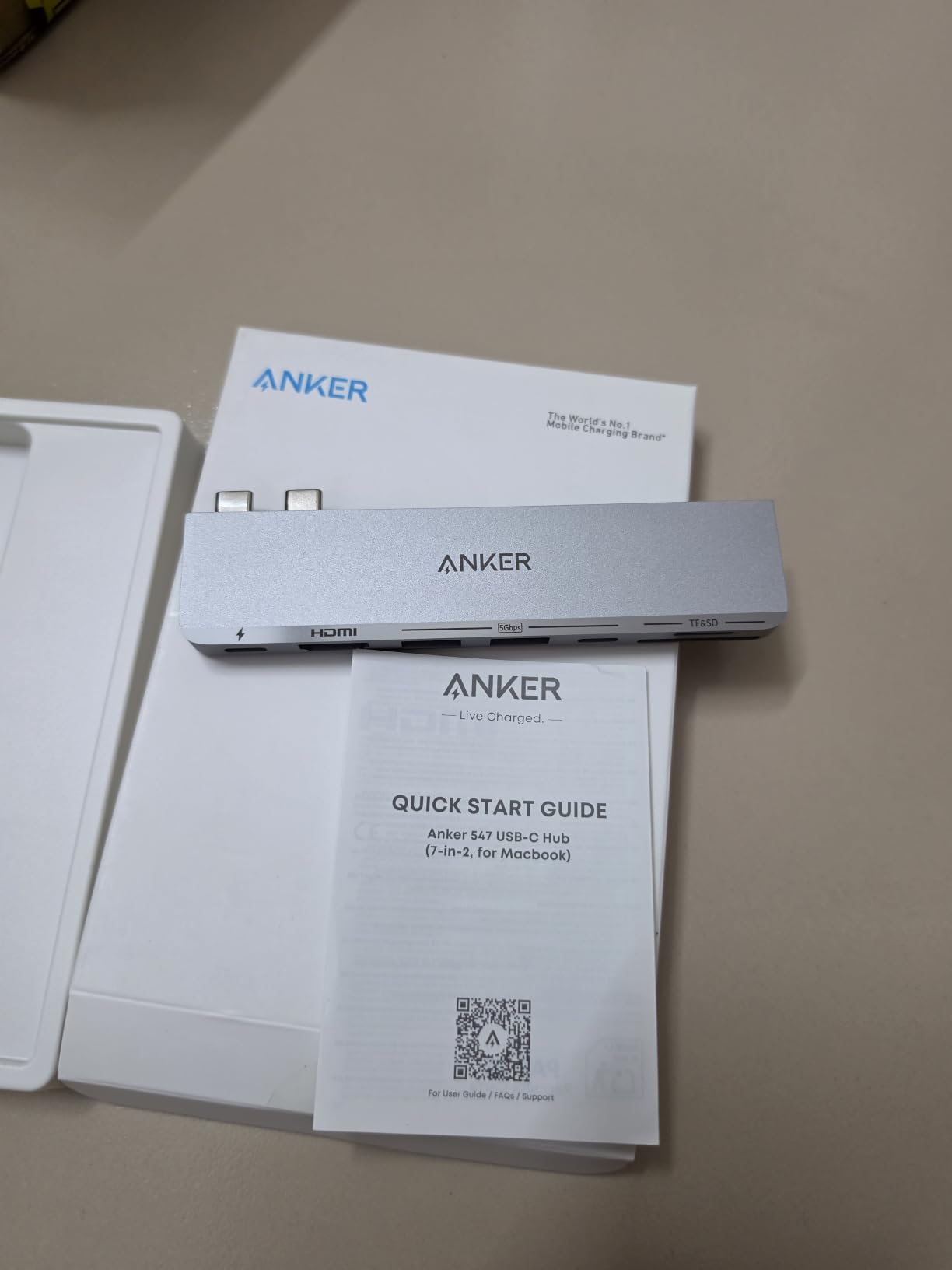 Anker USB C Hub for MacBook, 7-in-2 Mac Dock with 4K@60Hz HDMI | Thunderbolt 4 Compatible, USB-C and 2 USB-A 5Gbps Data Ports, for MacBook Pro, MacBook Air M4/M5 and More (Not Work with Neo) customer photo 2