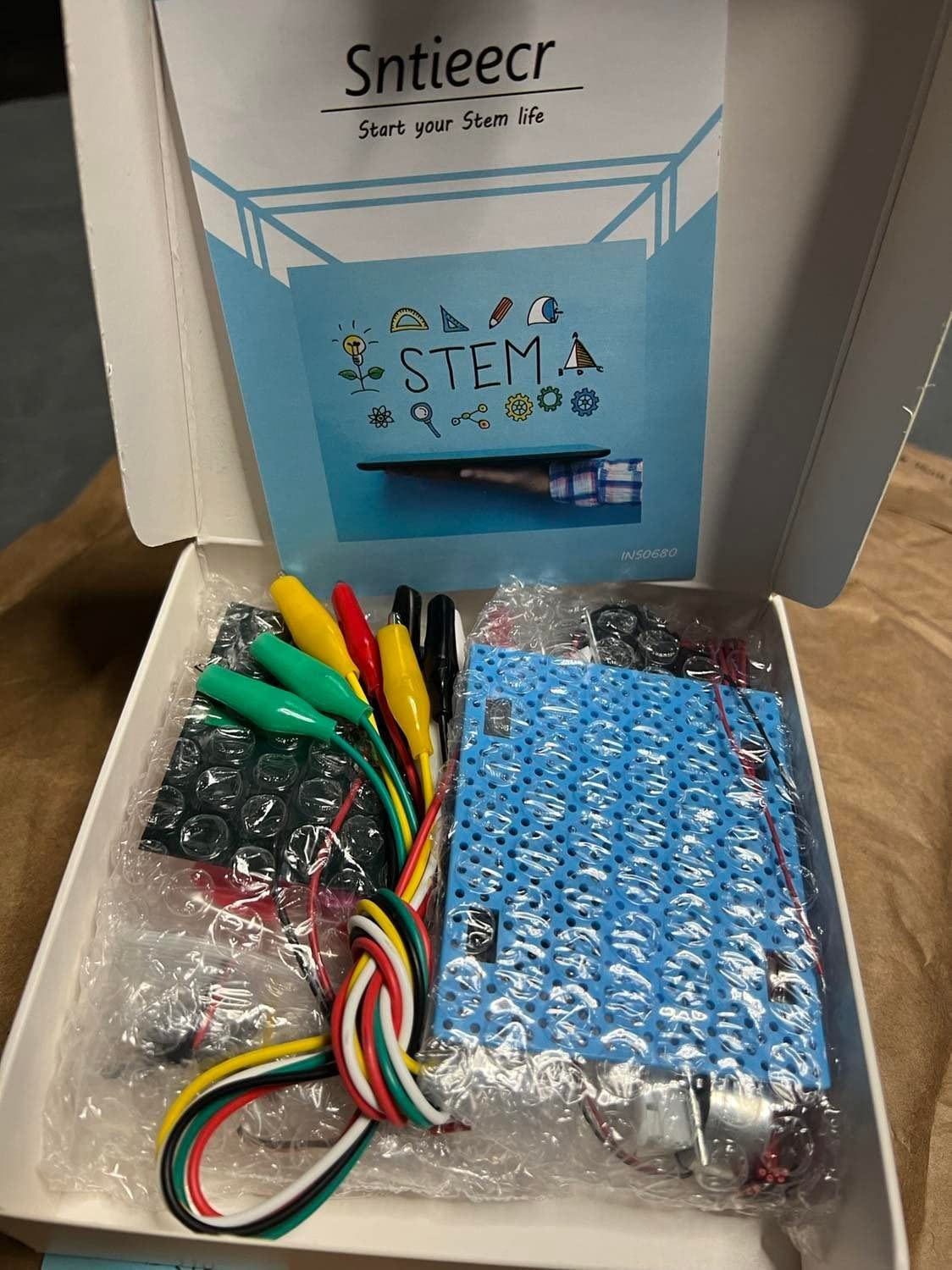 Sntieecr Electric Circuit Motor Kit with Solar Panel, Solar Motor Kit | for Kids Science Experiment Educational Montessori Learning Kits, DIY STEM Science Project for Boys and Girls customer photo 2