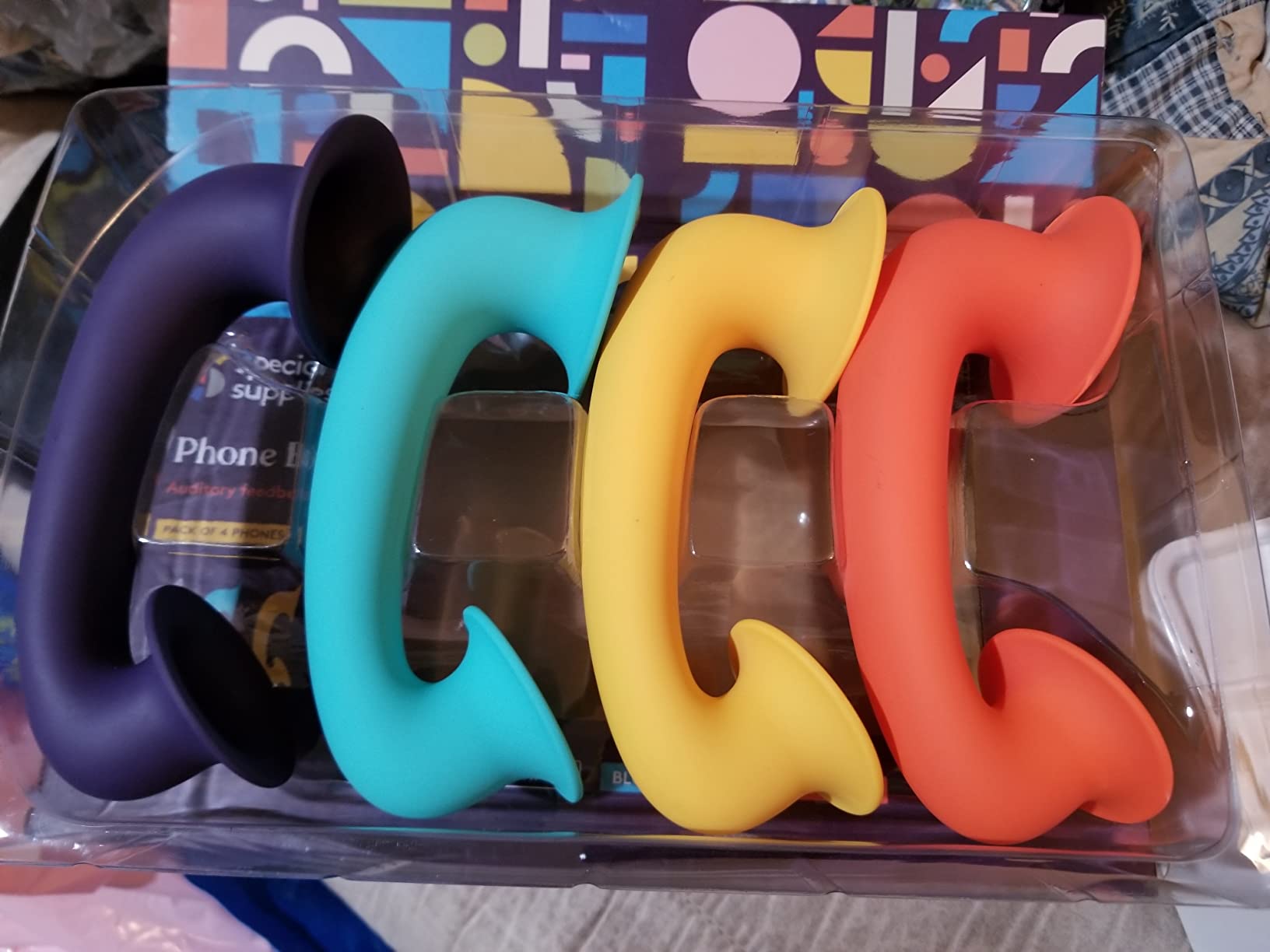 Special Supplies Phone Buddy Auditory Feedback Reading Phones for Classroom, Home- Speech Therapy Communication Device for Kids and Adults, Accelerate Reading Fluency- 4 Pack Phonic Toy Phone for Kids customer photo 1