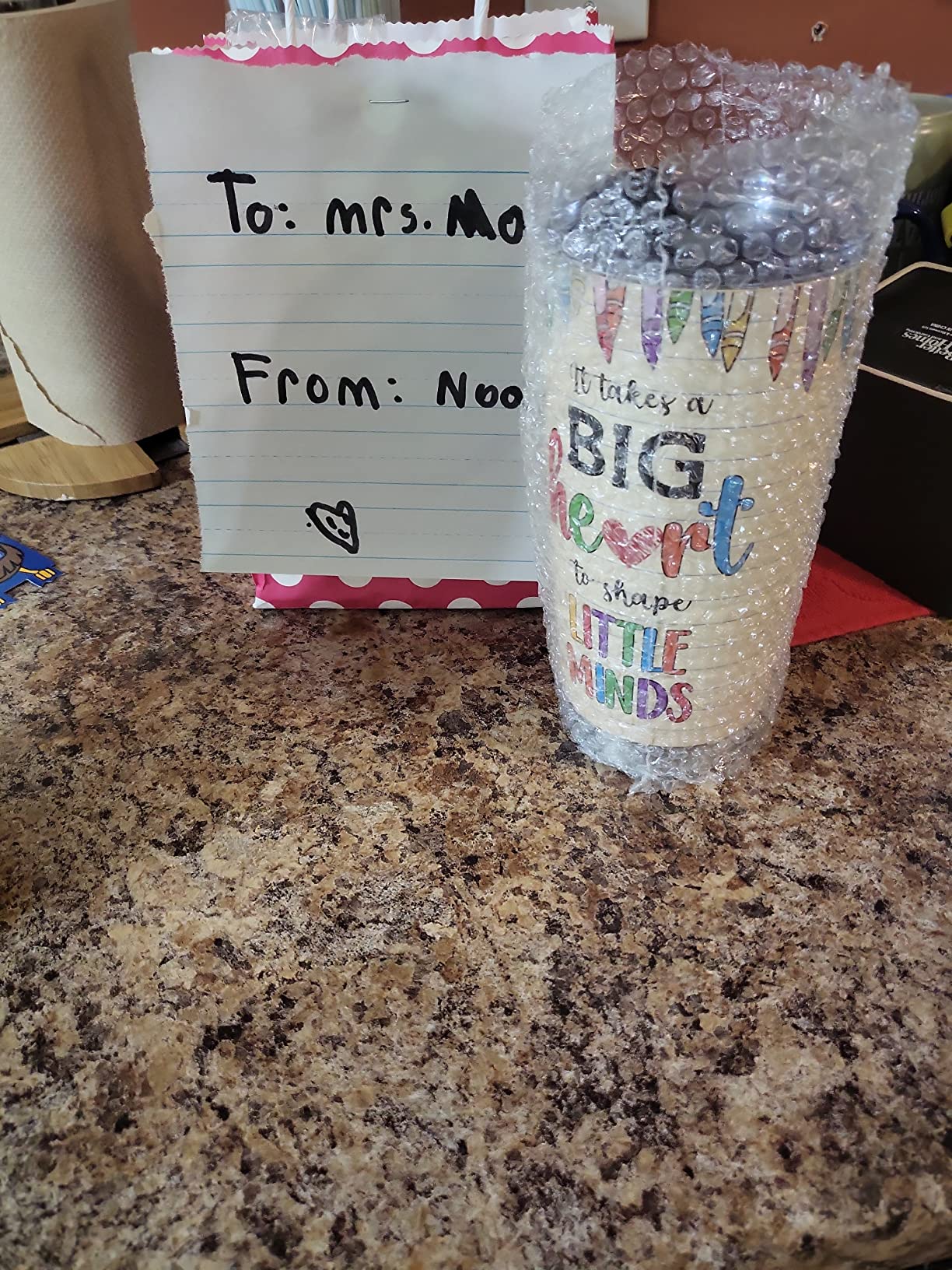 Teacher Appreciation Gifts - Stainless Steel Tumbler with Lid And Straws - Coffee Mug - 20oz Gift For Women Back To School, Christmas Teacher Occasions customer photo 1
