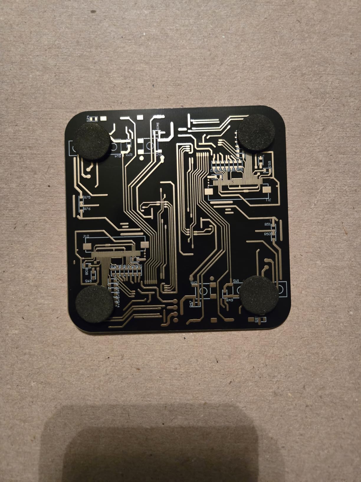 Nuenen 4 Pcs Circuit Board Coasters for Drinks PCB Coasters - Engineer Gift customer photo 2