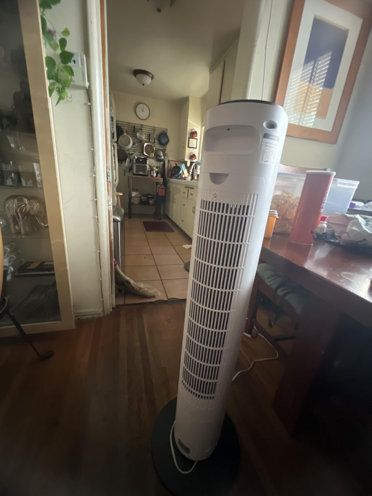 Levoit Tower Fan for Bedroom, 28ft/s Fans that Blow Cold Air, 28dB Quiet | Standing Floor Fan for Room, 90° Oscillating, 5 Speeds 4 Modes & Temp Sensor, Bladeless, 12H Timer, Remote, 36 inch, White customer photo 2
