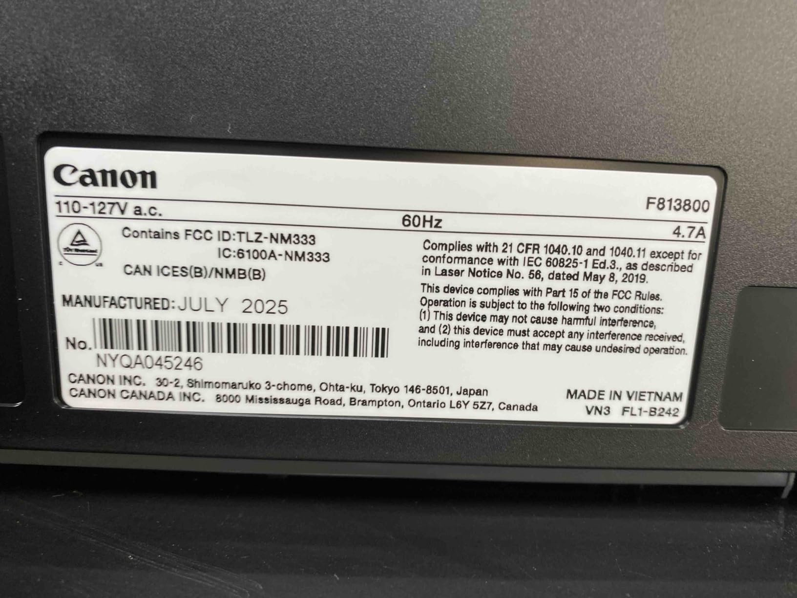 Canon imageCLASS LBP122dw - Wireless Monochrome Duplex Laser Printer | Print Only, Mobile Ready, 30 PPM for Home customer photo 1