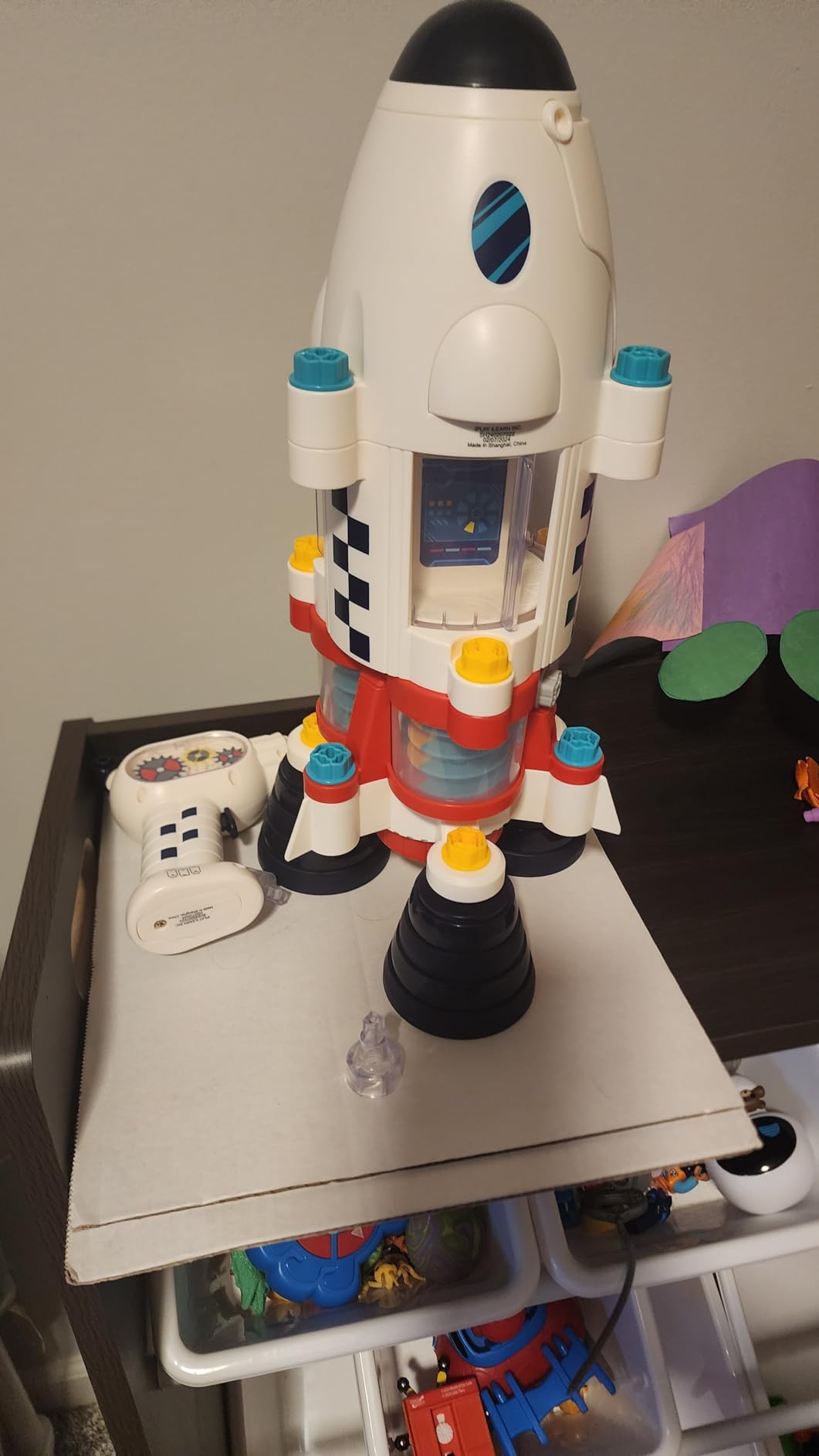 iPlay, iLearn Rocket Space Toy 3 4 5 Year Old Boys Kids Girls, Toddler STEM | Spaceship Building Playset w/Electric Drill, 2 Astronauts, Educational Learning Science Kit Birthday Gift for Age 3 4 5 6 7 8 customer photo 1