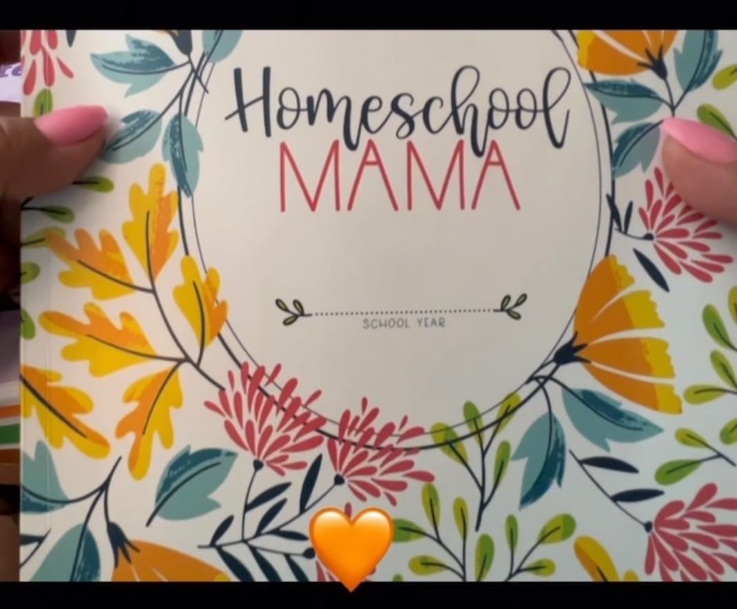 Homeschool Mama: Daily Assignment and Record Book Planner For One Student - Academic School Year - Pretty Yellow Flowers customer photo 1