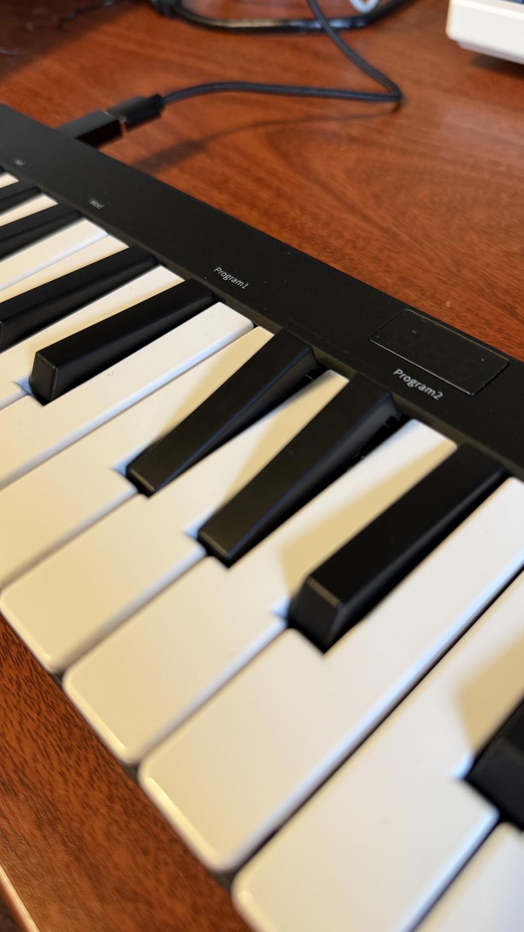 Donner Mini MIDI Keyboard N-25, 25 Key MIDI Controller Gifts for Beginners with Velocity-Sensitive Mini Keys Light-up Rocker Music Production Software, Small USB Controlador with 40 Teaching Courses customer photo 1