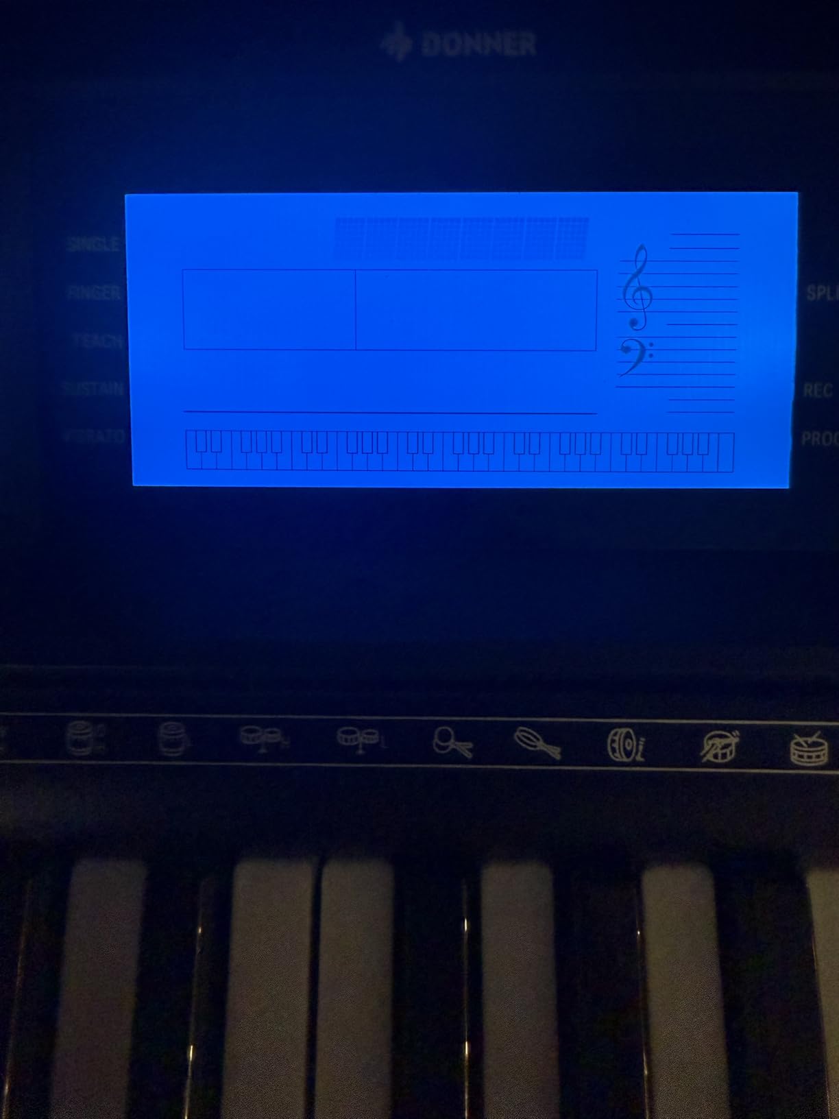 Donner 61 Key Keyboard Piano, Electric Piano Keyboard Kit with 249 Voices, 249 Rhythms - Includes Piano Stand, Stool, Microphone, Gift for Beginners, Black (DEK-610S) customer photo 2