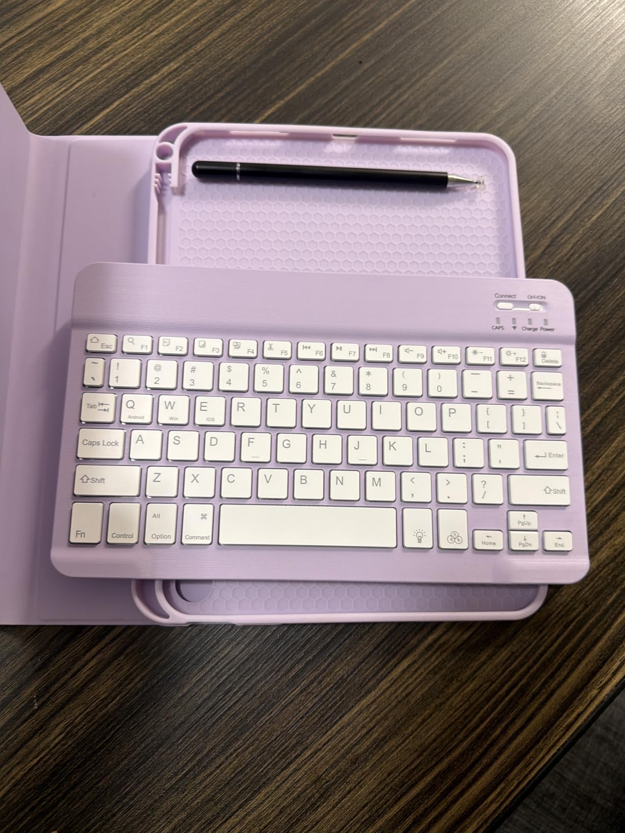 Hamile for iPad A16 11th 10th Generation Case with Keyboard - Wireless | Backlit Detachable Folio Keyboard Cover, Pencil Holder, for iPad A16 11-inch 2025 10th Generation 10.9 Inch 2022, Pink customer photo 1