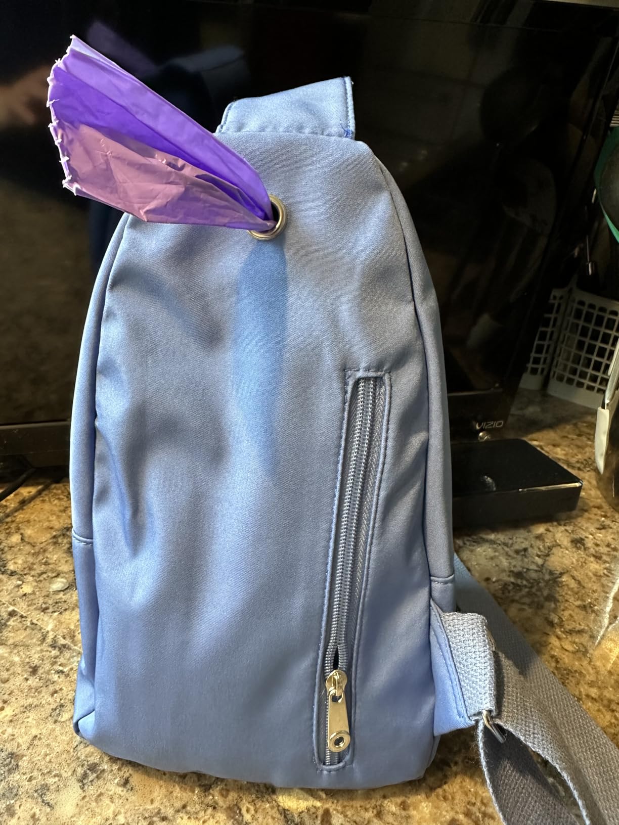 Banelu Small Sling Backpack Crossbody Bags for Women Men, Sling Bag Cross Body Bag Fanny Packs Crossbody Purses customer photo 2