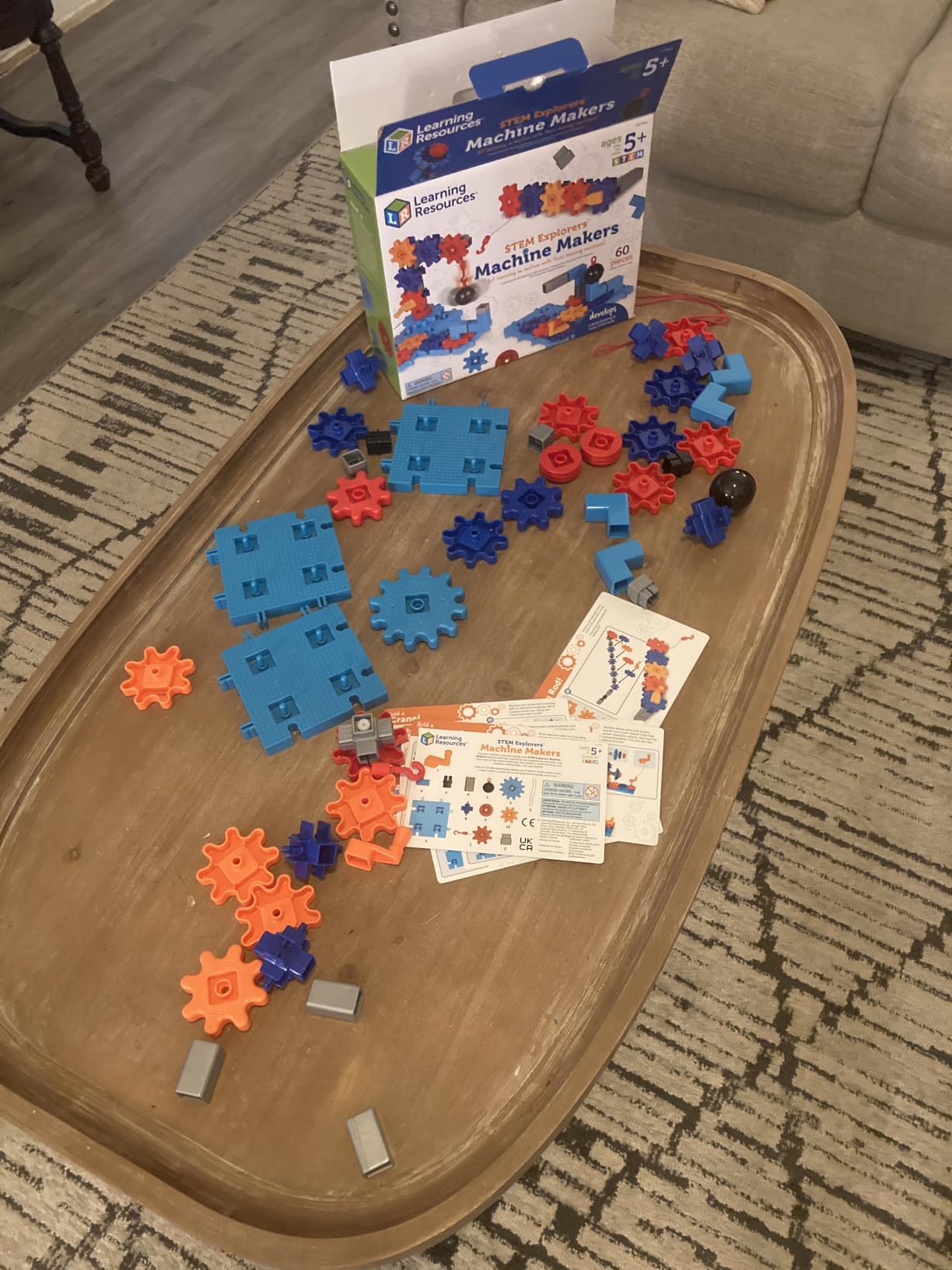 Learning Resources STEM Explorers Machine Makers - 60 Pieces, Ages 5+, Building Montessori Toys, Engineering Activities, Fine Motor Skills customer photo 2