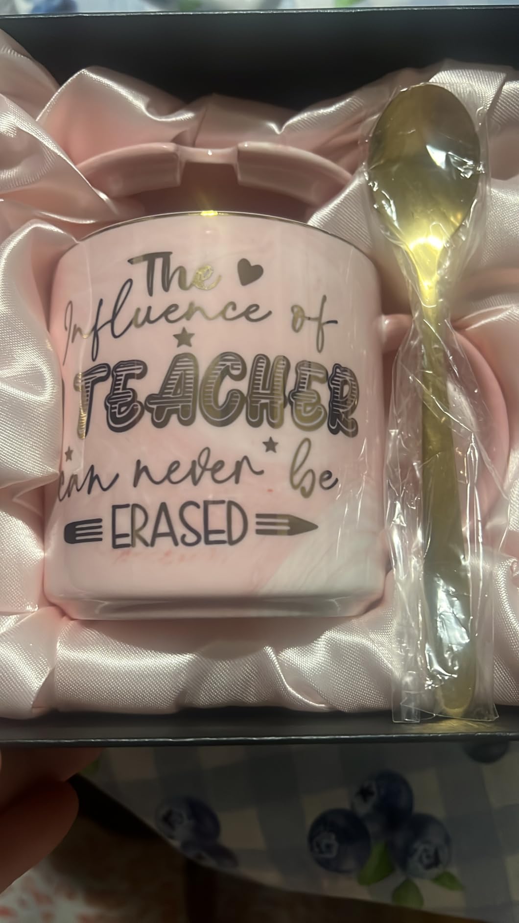 Retirement Gift for Woman 2026 - Retired Free And Fabulous -14oz Pink Marble Coffee Mug, Gift Box | Coworker Leaving, Farewell, Going Away, Goodbye Gifts customer photo 1