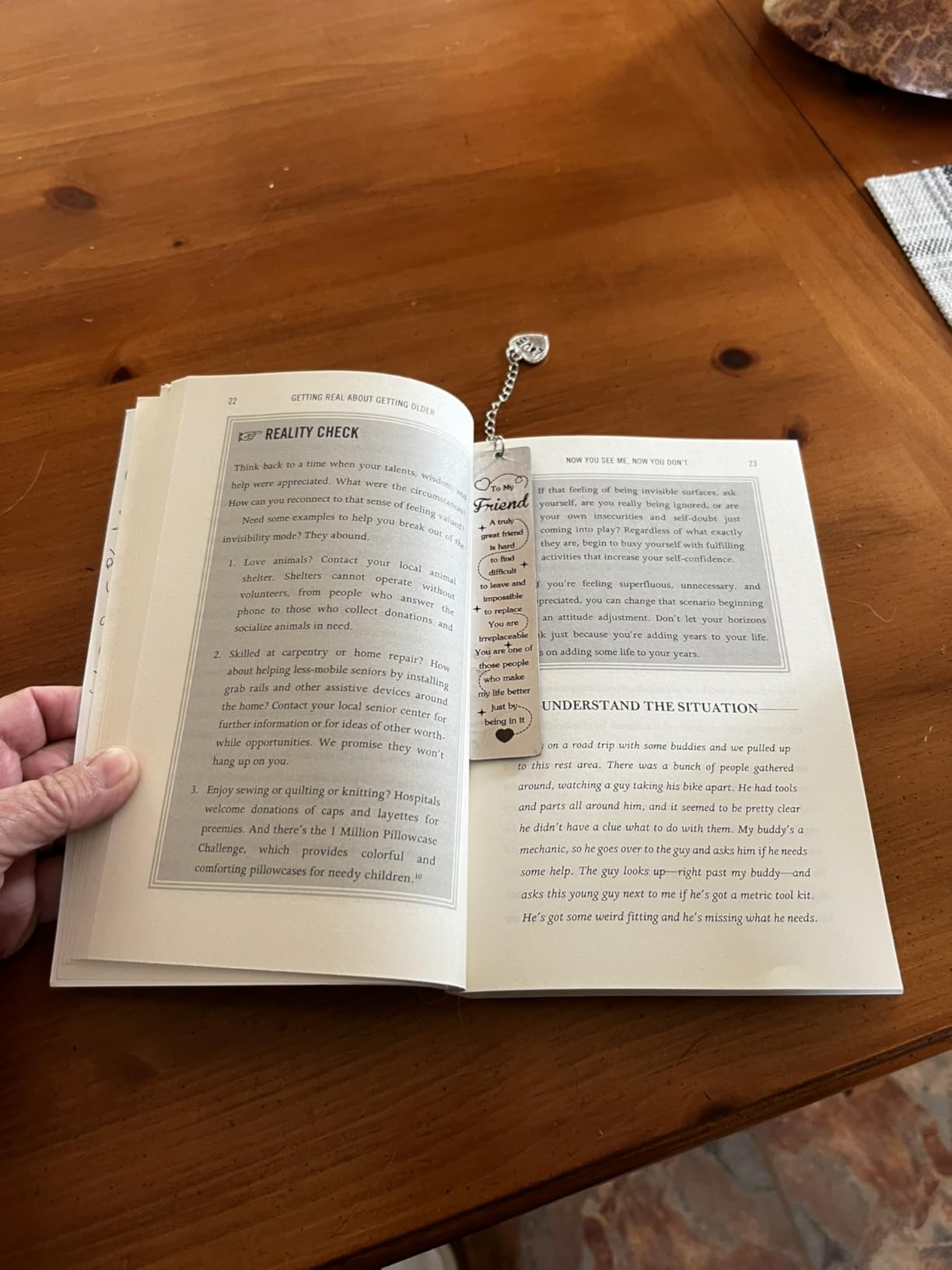 Quimoy Retirement Gift for Woman, Happy Retirement Bookmark | Stainless Steel Engraved Bookmark, Ideal Retirement Gift for Coworker, Boss, Teacher, Nurse & Book Lovers customer photo 1