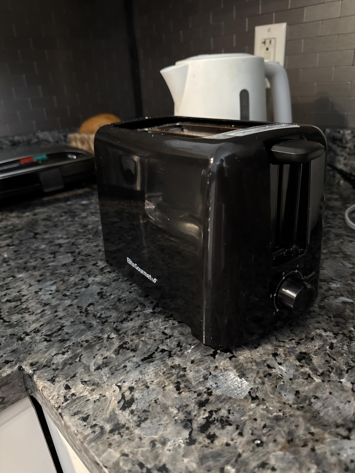 Elite Gourmet 2-Slice Cool-Touch Toaster, Extra-Wide 1.25
