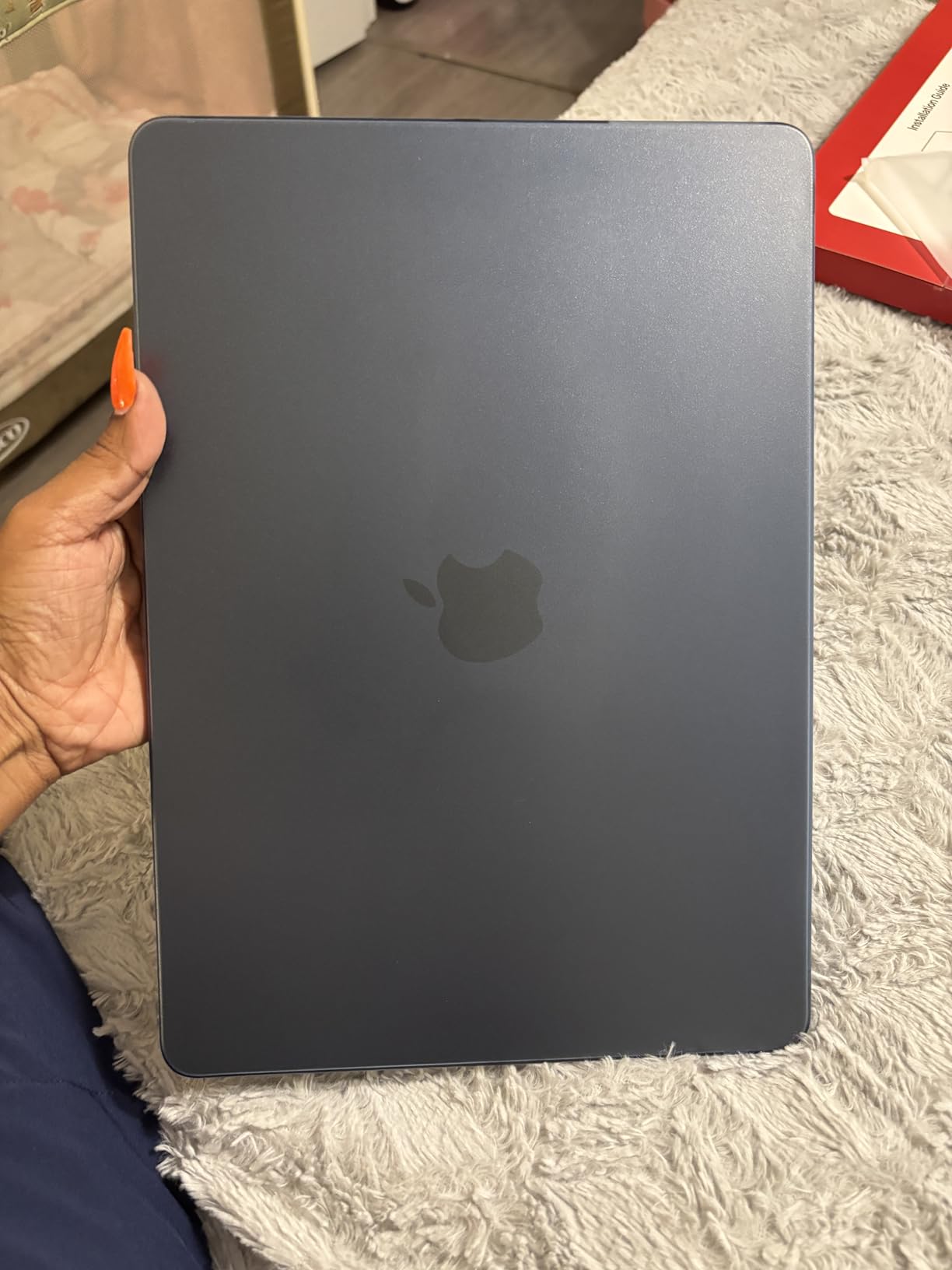 Soonjet for MacBook Air 13 inch Case, M5 M4 M3 M2, 2022-2026 A3449 A3240 A3113 A2681, Color Matched, Snap-On Design, Fingerprint & Scratch Resistant, Hard Shell Protective Matte Cover for Mac Air 13.6 customer photo 2
