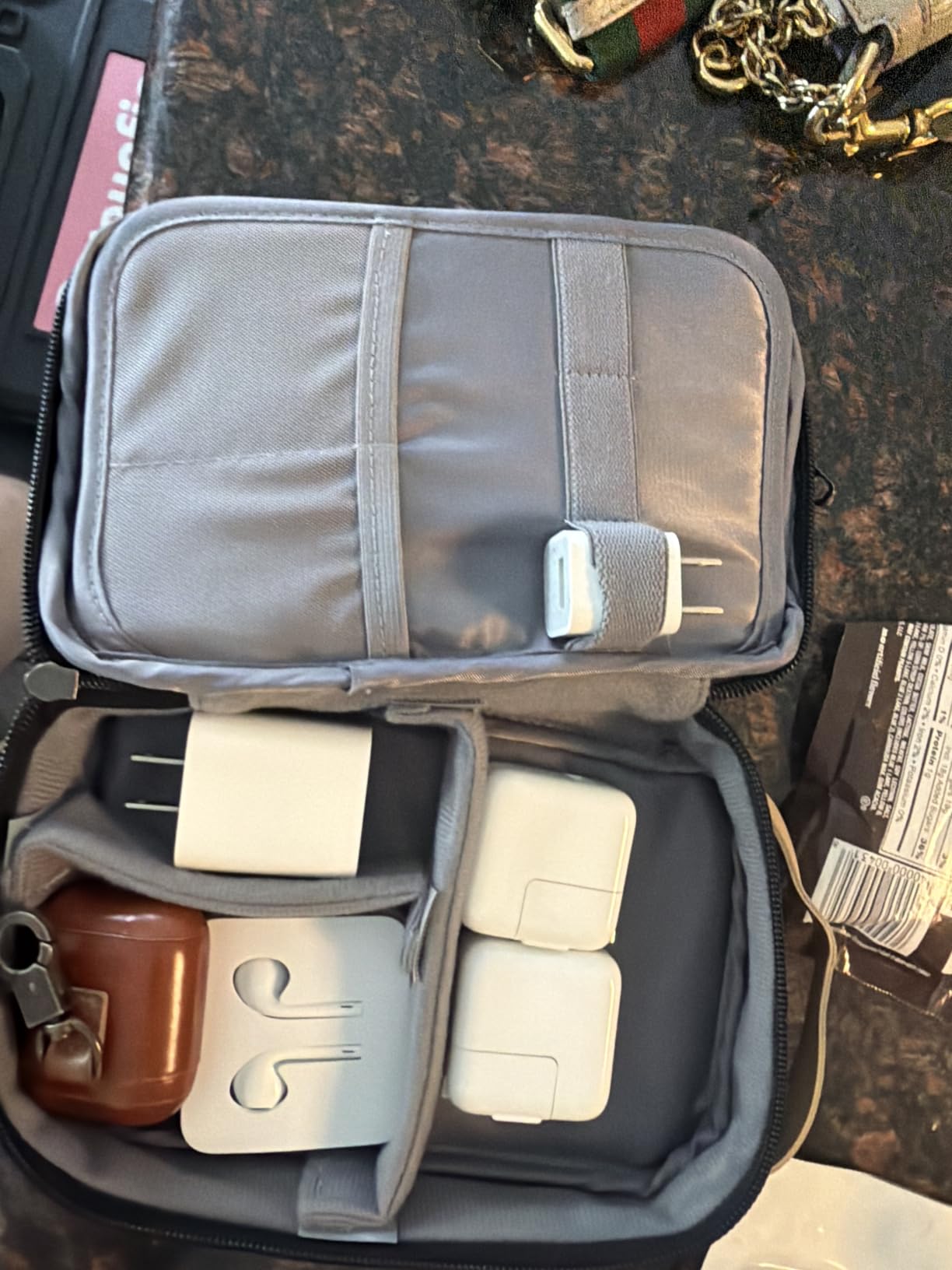 Travelkin Cord Organizer Travel, Cable Organizer For Electronic Accessories | Expandable electronics bag,tech organizer travel case, charger organizer travel case for Card,Usbs, travel essentials customer photo 1