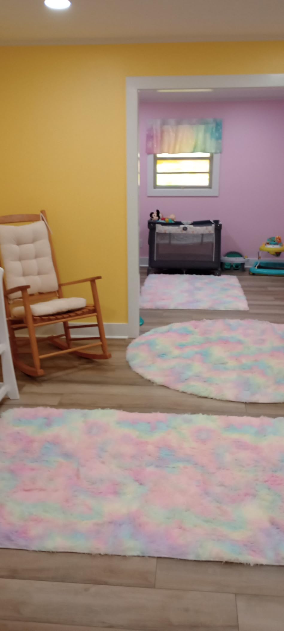 Grey Fluffy Rugs for Bedroom 4x6 Area Rug Shag Rug for Kids Room Furry Carpet Modern Living Room Rug Soft Shaggy Boys Rug Fuzzy Throw Rugs for Home Decor Aesthetic, Dorm Nursery Gray customer photo 1